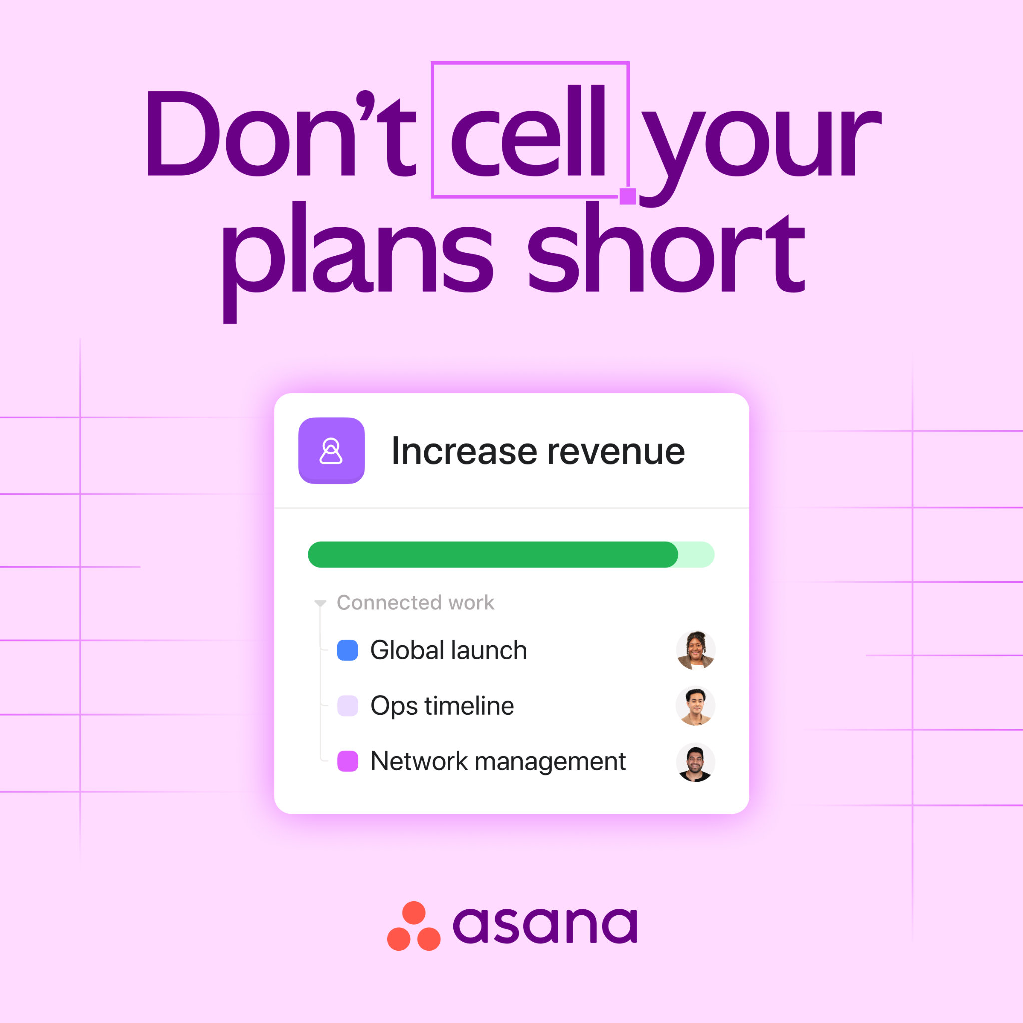 Asana Facebook ad