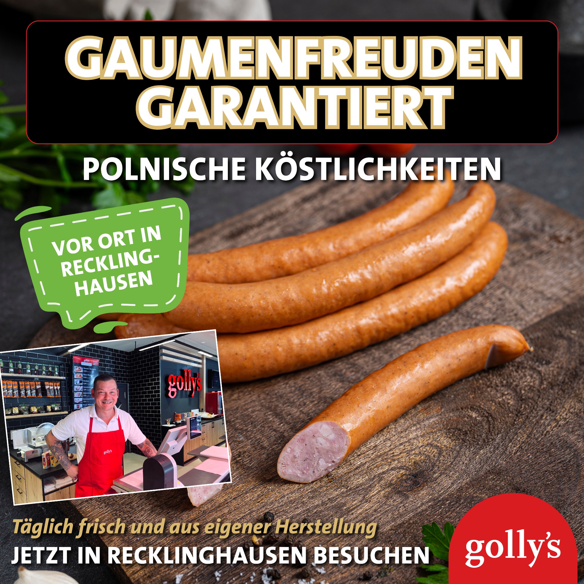 Golly's Spezialitäten Facebook ad