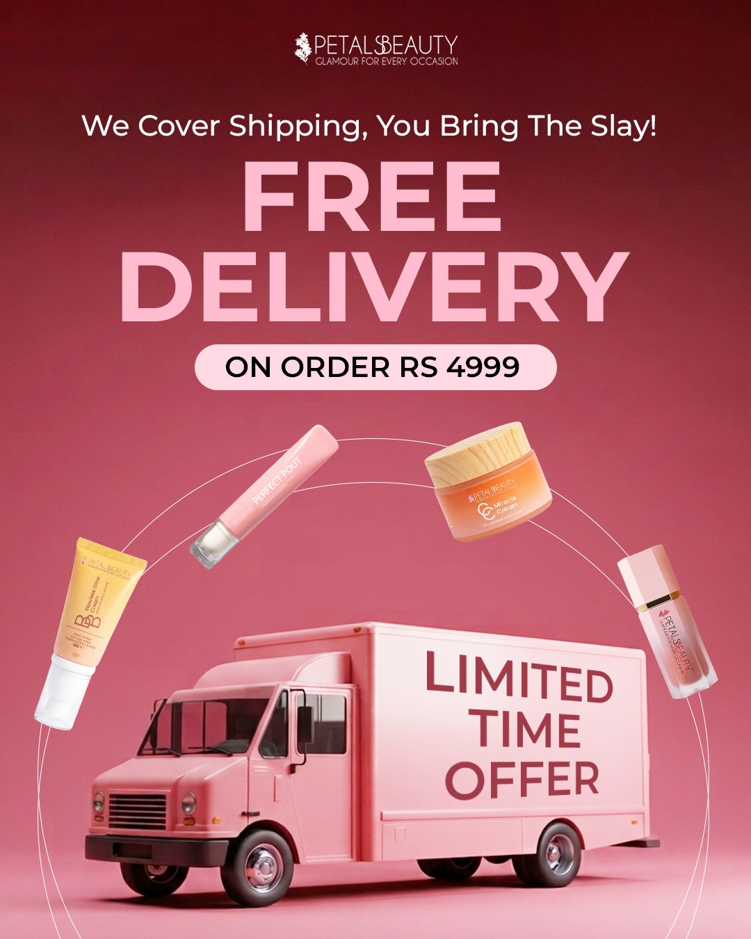 Petals Beauty Facebook ad