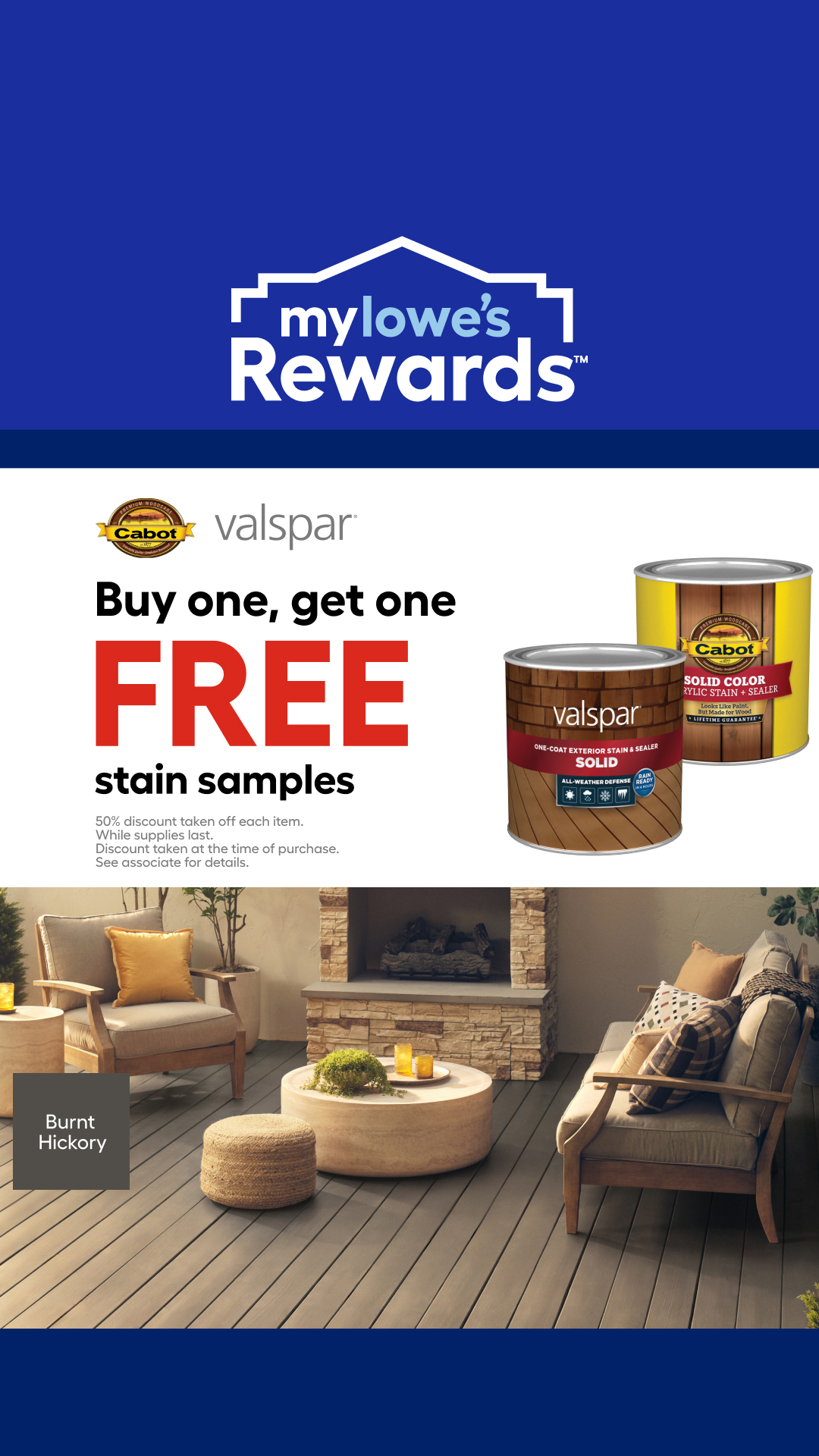 Lowe's Home Improvement Facebook ad