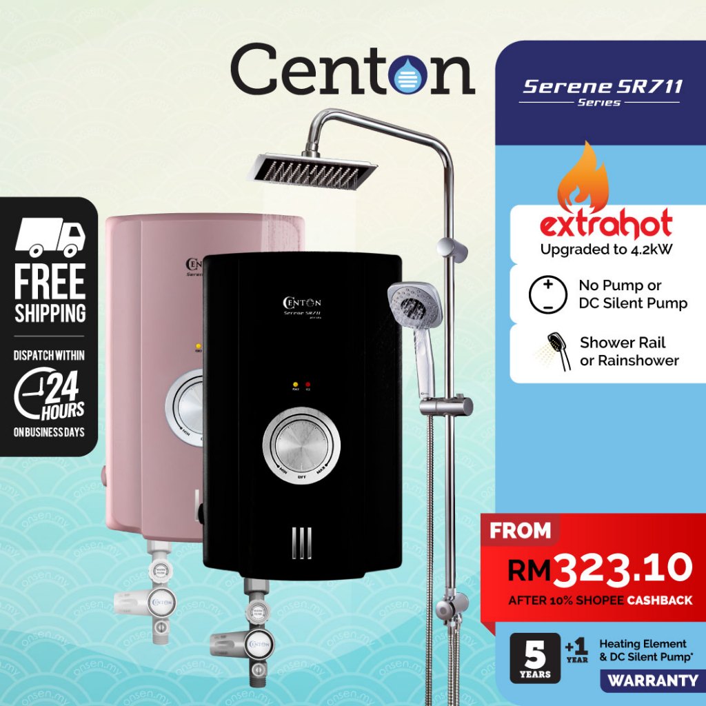 Onsenmy Facebook ad: Get your sensational shower experience from CENTON…