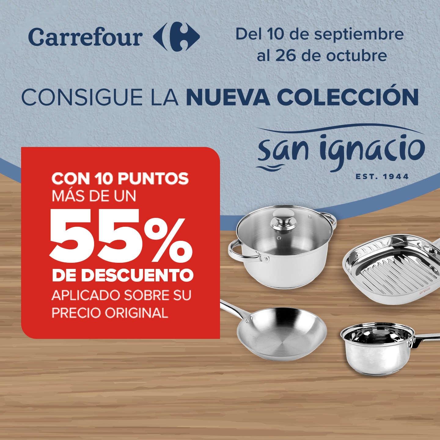 Carrefour Facebook ad: ¡Renueva tu cocina!