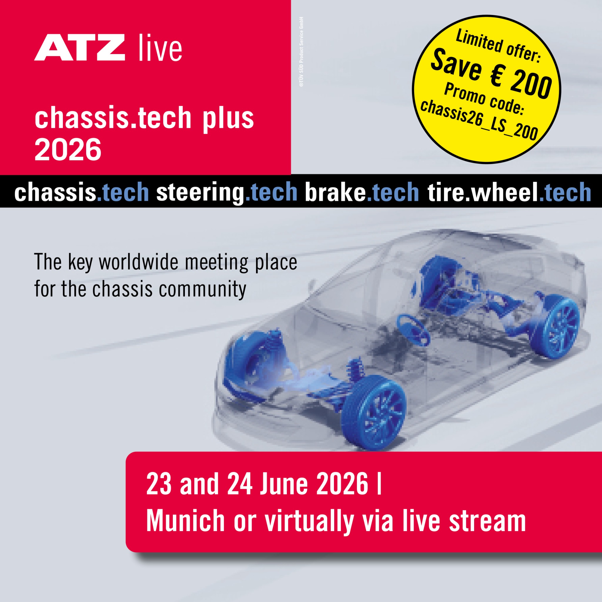 ATZ / MTZ Worldwides Facebook ad: ATZlive: Save € 200 on your ticket for…