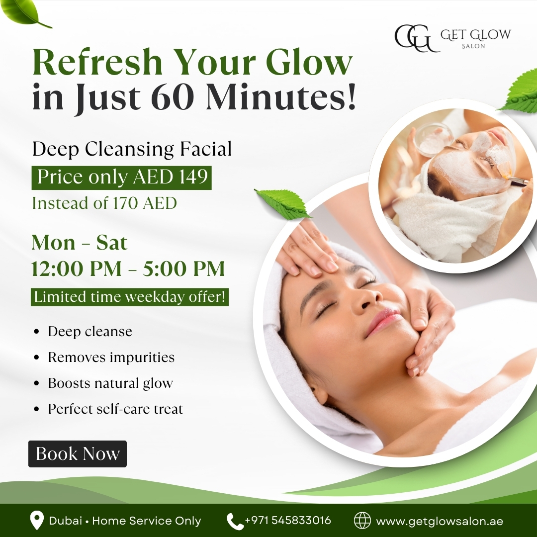 Get Glow Salon Facebook ad
