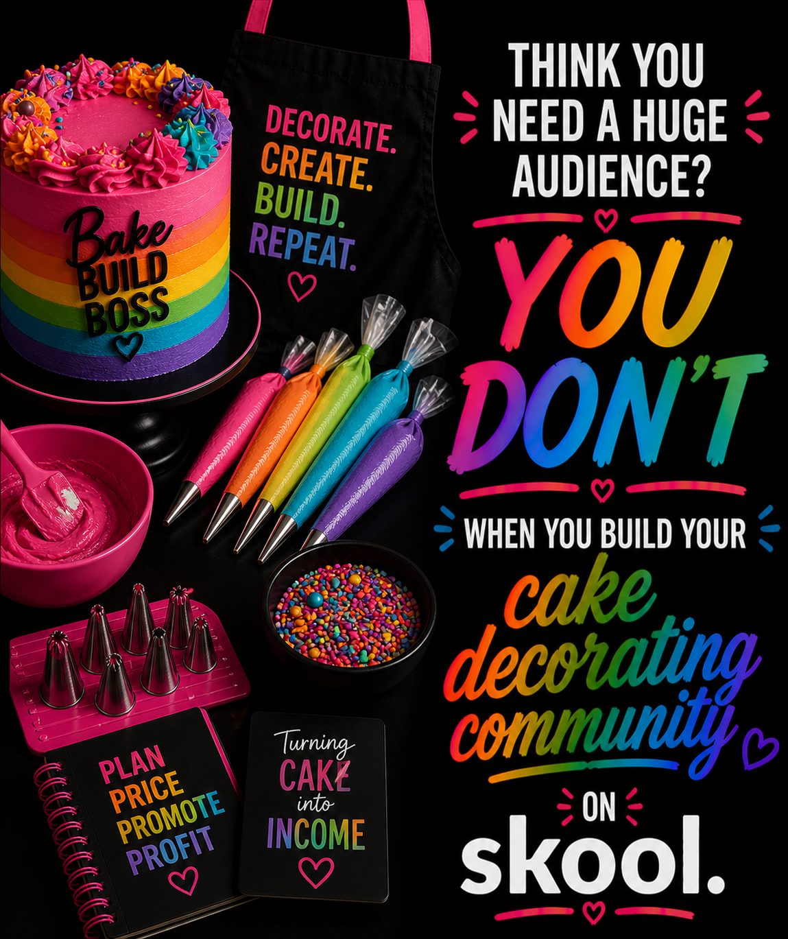 Skool Facebook ad