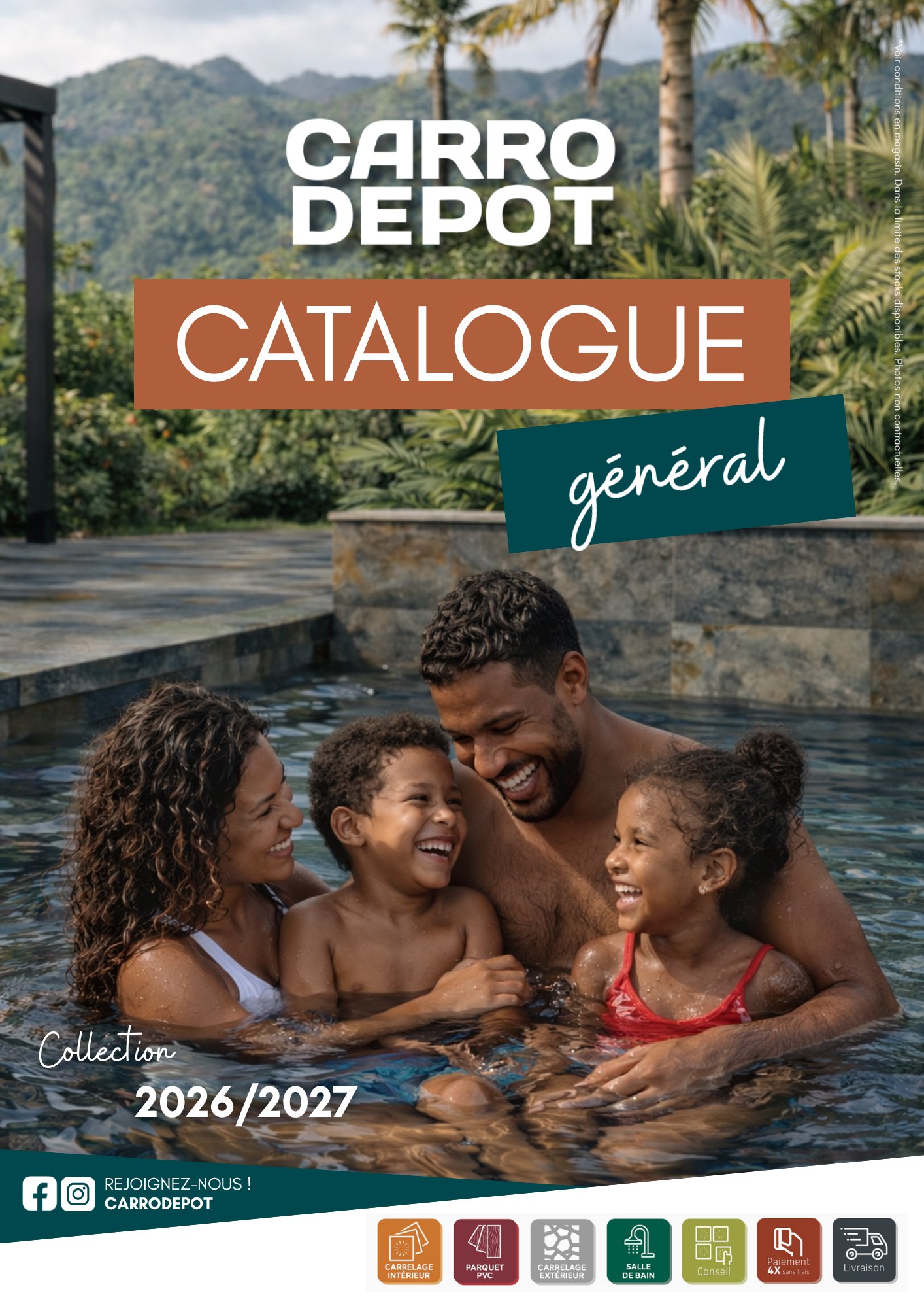 CARRO DEPOT Facebook ad: Le nouveau catalogue général CARRO DEPOT est arrivé.