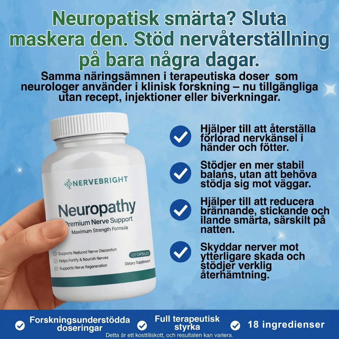 Sund & Stark Facebook ad: Starkare nerver, en bättre vardag