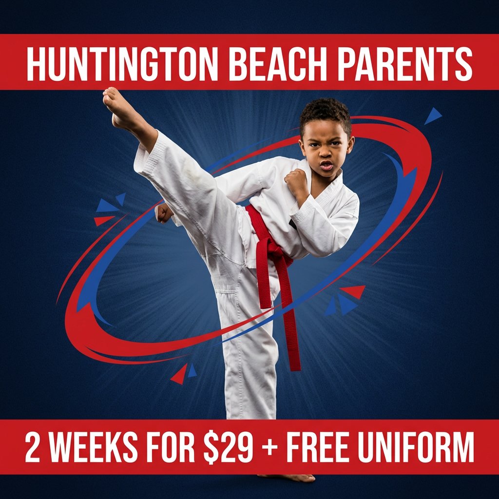 Huntington Beach Martial Arts - Tom Vo's Taekwondo Facebook ad