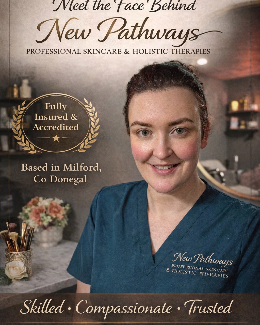 New Pathways Professional Skincare & Holistic Therapies Facebook ad: If you'd like to ask any questions about…
