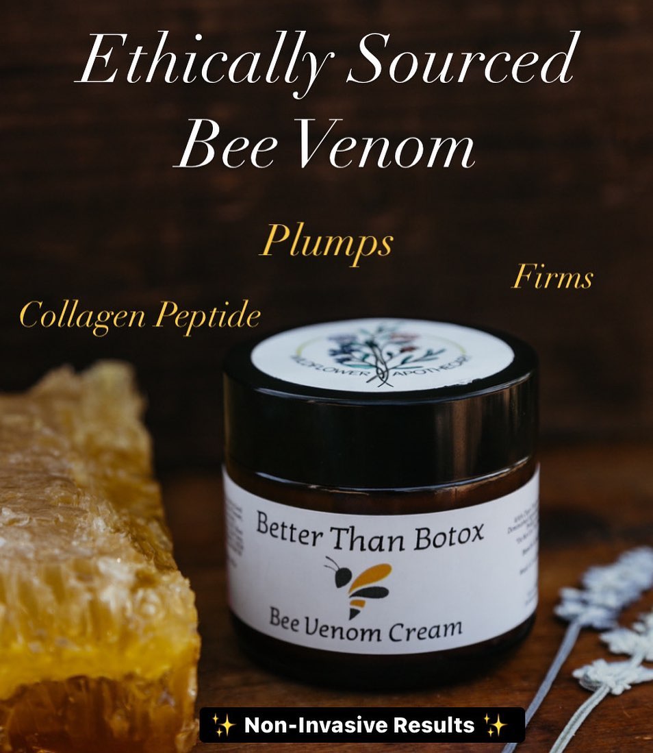 wildflowerplantmagic Facebook ad: This ethically sourced Bee Venom Facial cream is…