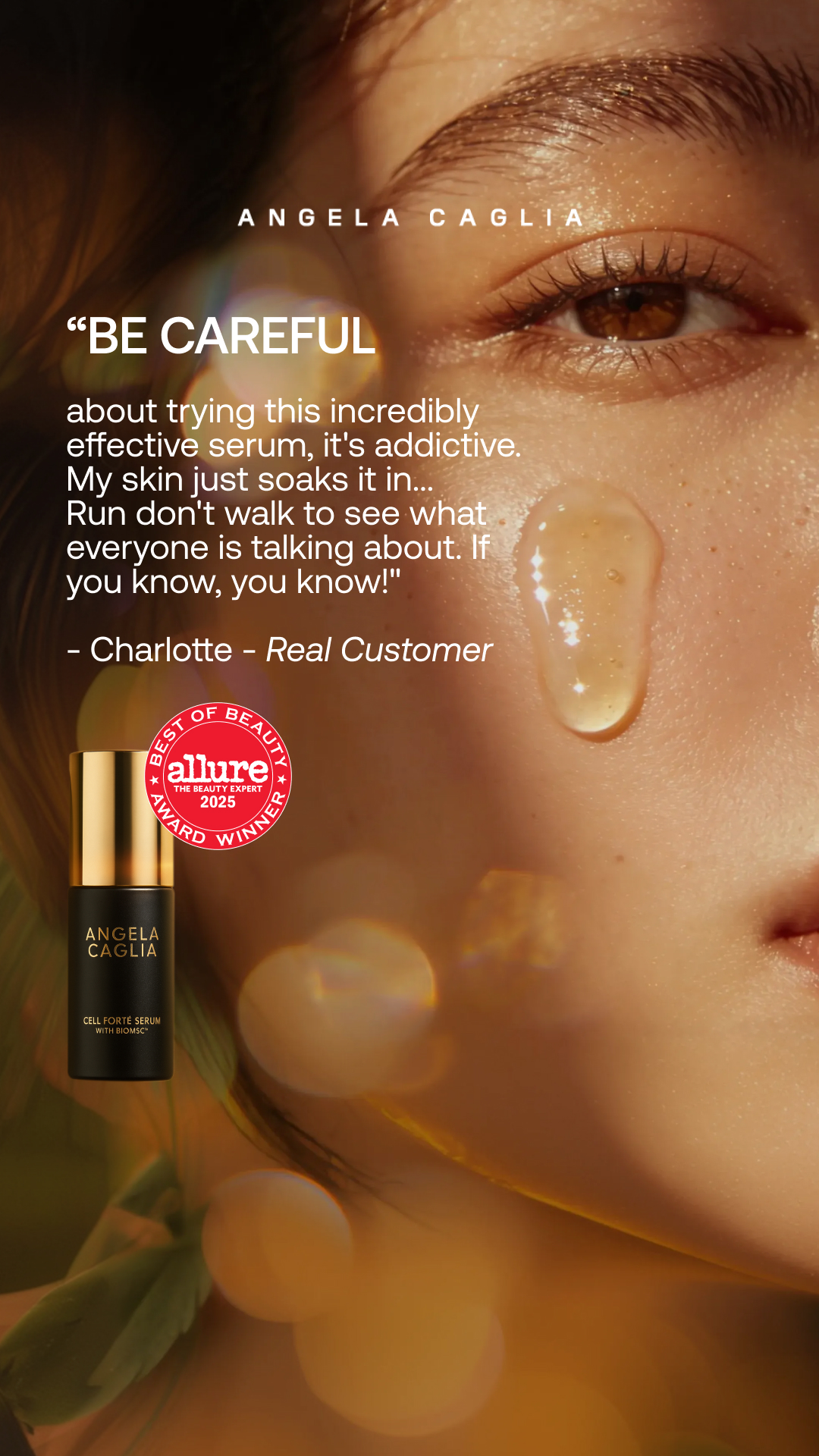 Angela Caglia Skincare Facebook ad