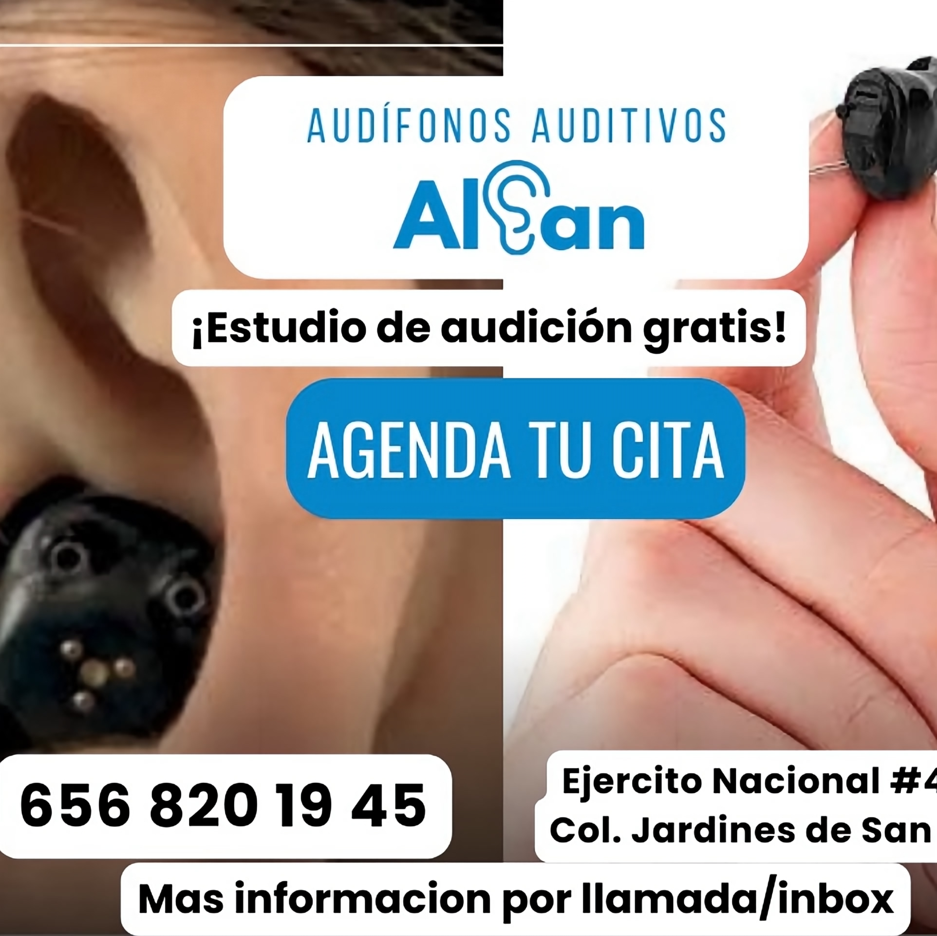 ALSAN Aparatos Auditivos Facebook ad: Chatear en Messenger