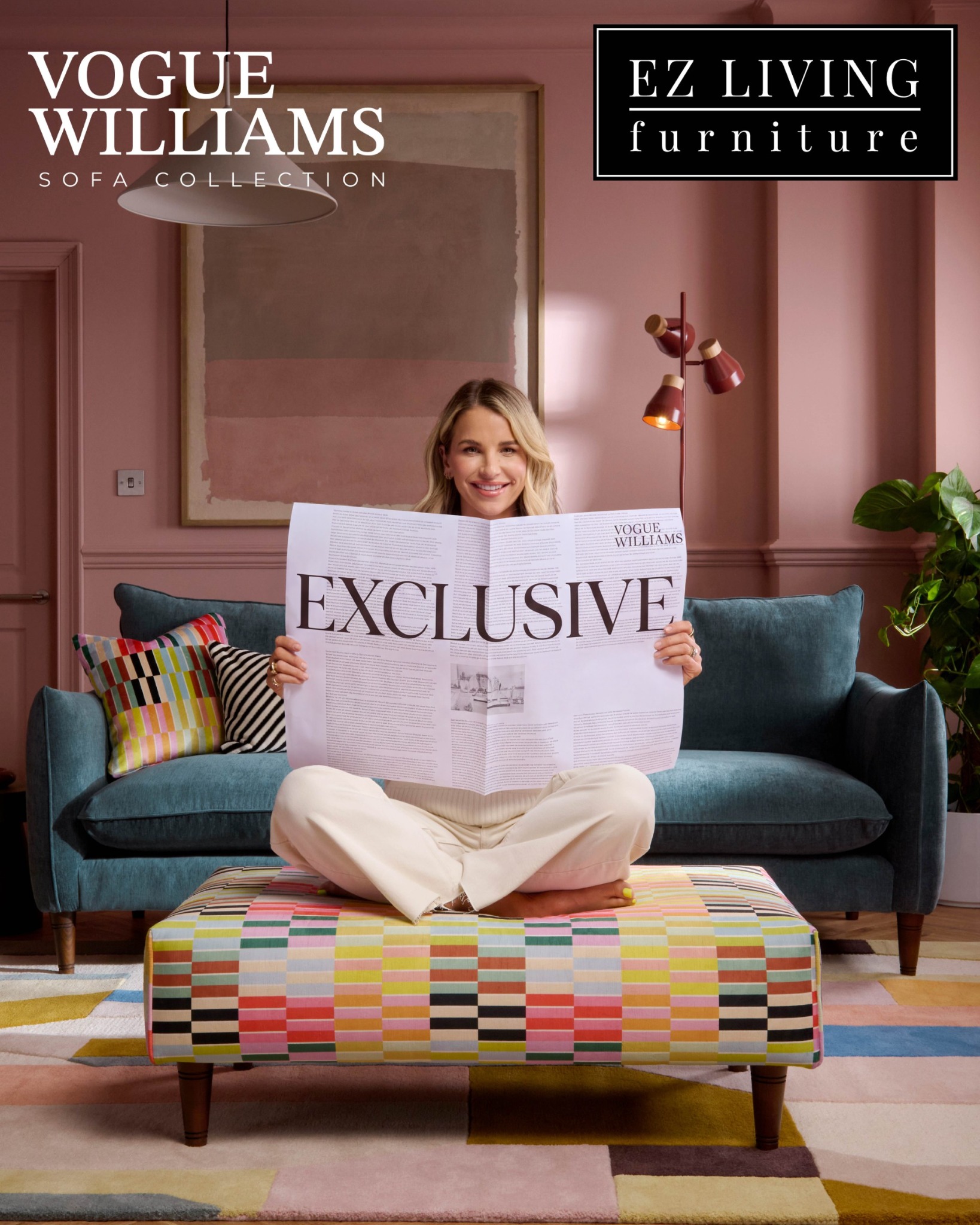 EZ Living Furniture Facebook ad: EZ Living Furniture x Vogue Williams