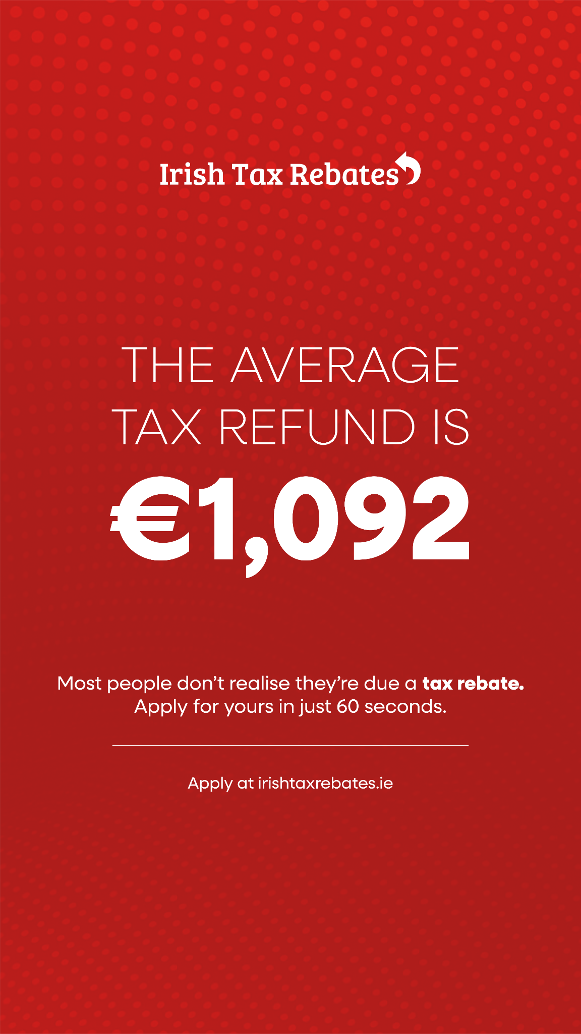 Irish Tax Rebates Facebook ad