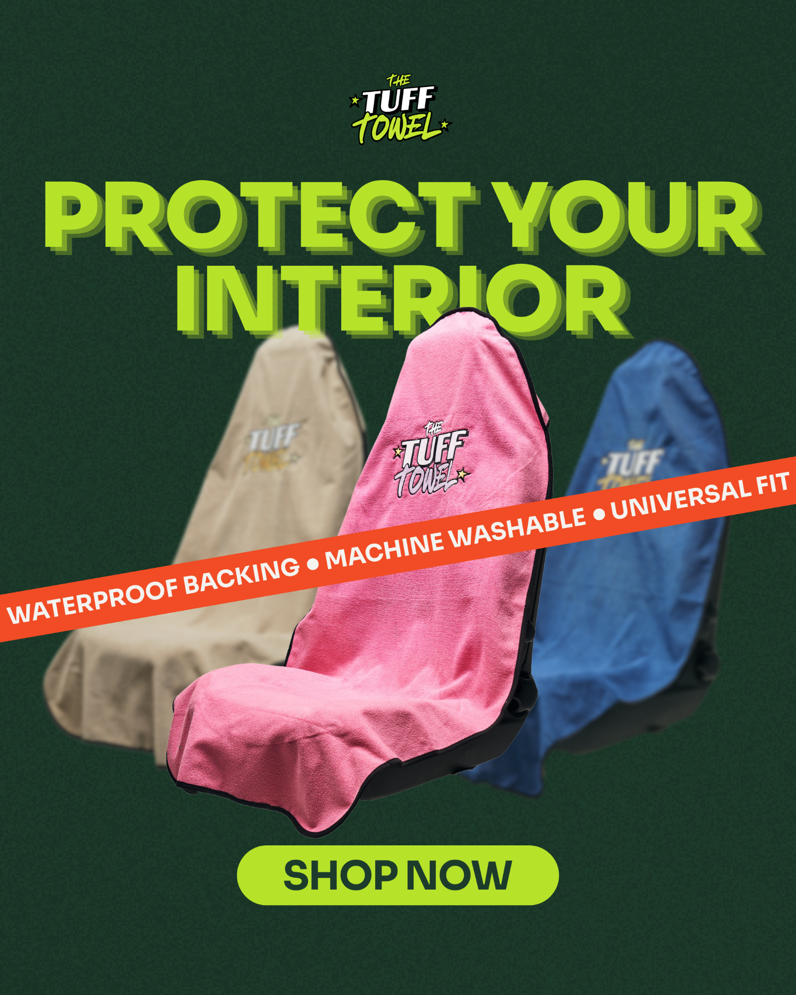 The Tuff Towel Facebook ad