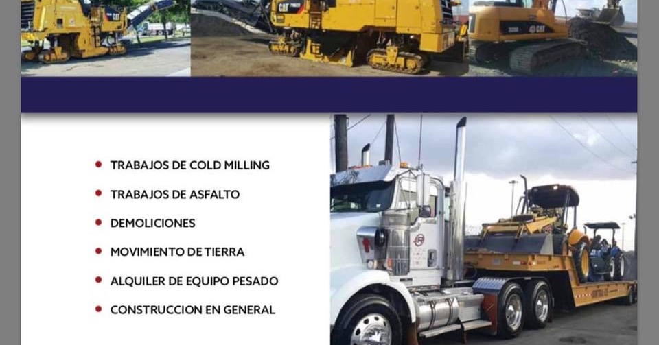 JR SITE Construction, CORP. Facebook ad: Empresa: Trabajos en Asfalto, Construcción en General…