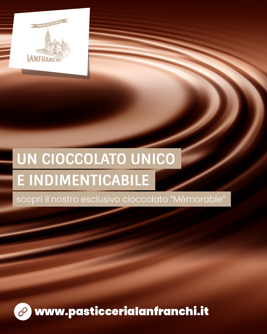Pasticceria Lanfranchi Facebook ad: In Pasticceria Lanfranchi volevamo creare un cioccolato che…