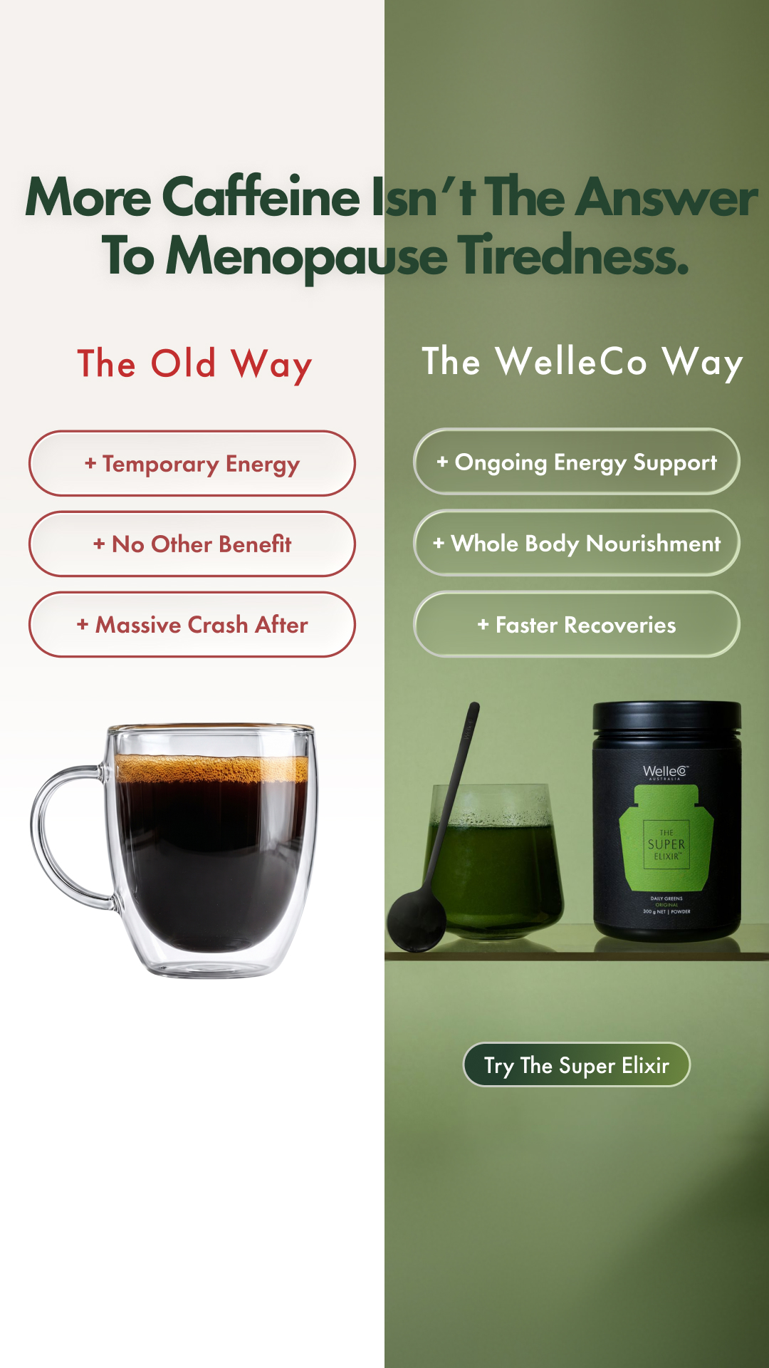 WelleCo Facebook ad