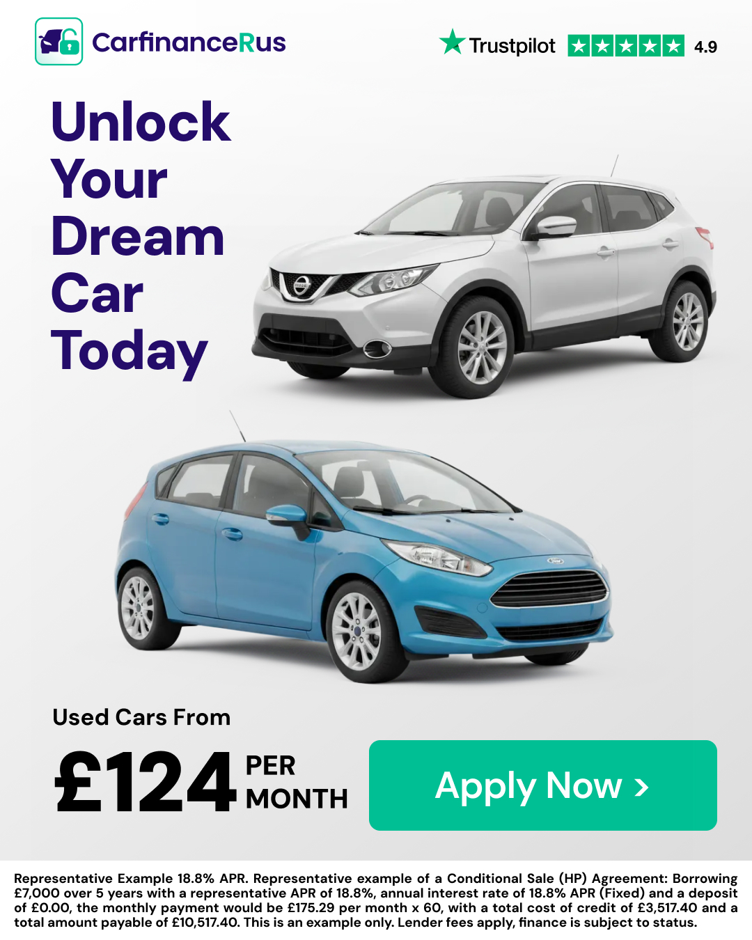 CarFinance R Us Facebook ad