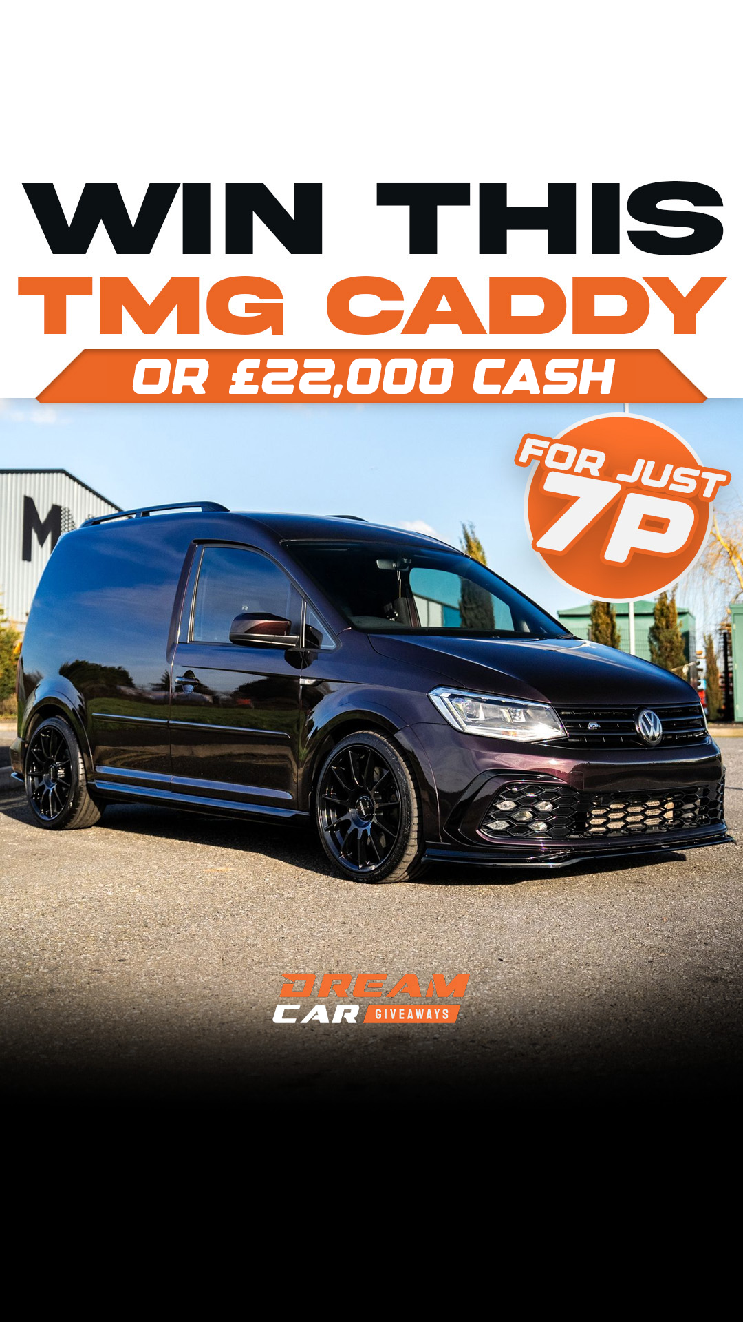 Dream Car Giveaways Facebook ad