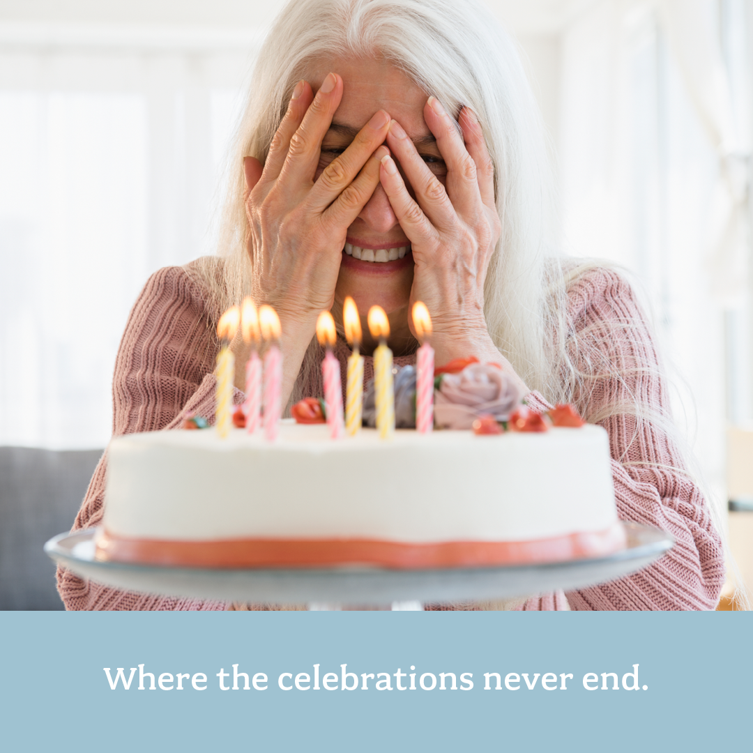 Hidden Meadows on the Ridge Facebook ad: Cherish quality time with friends over shared meals…