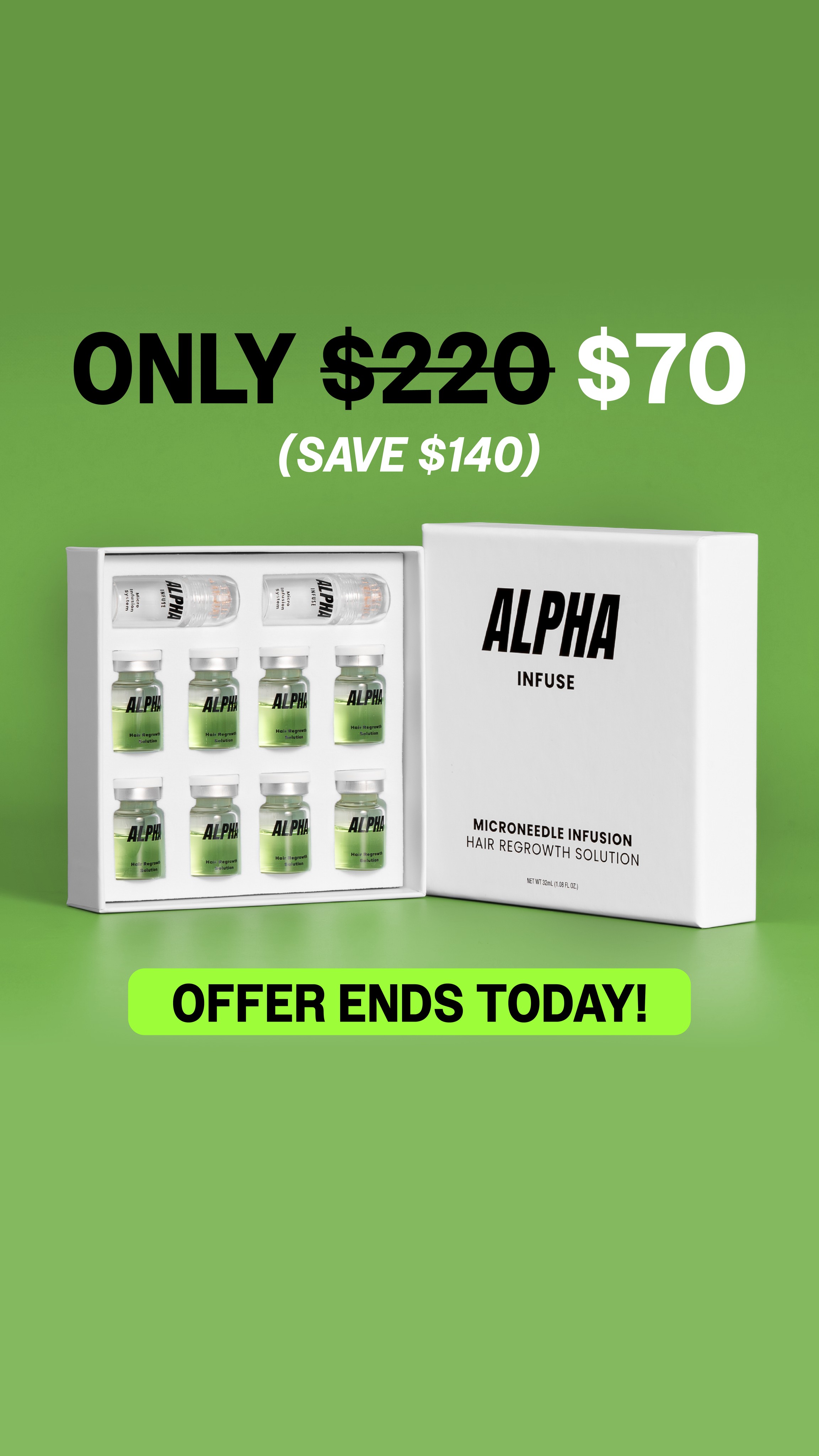 AlphaInfuse Facebook ad