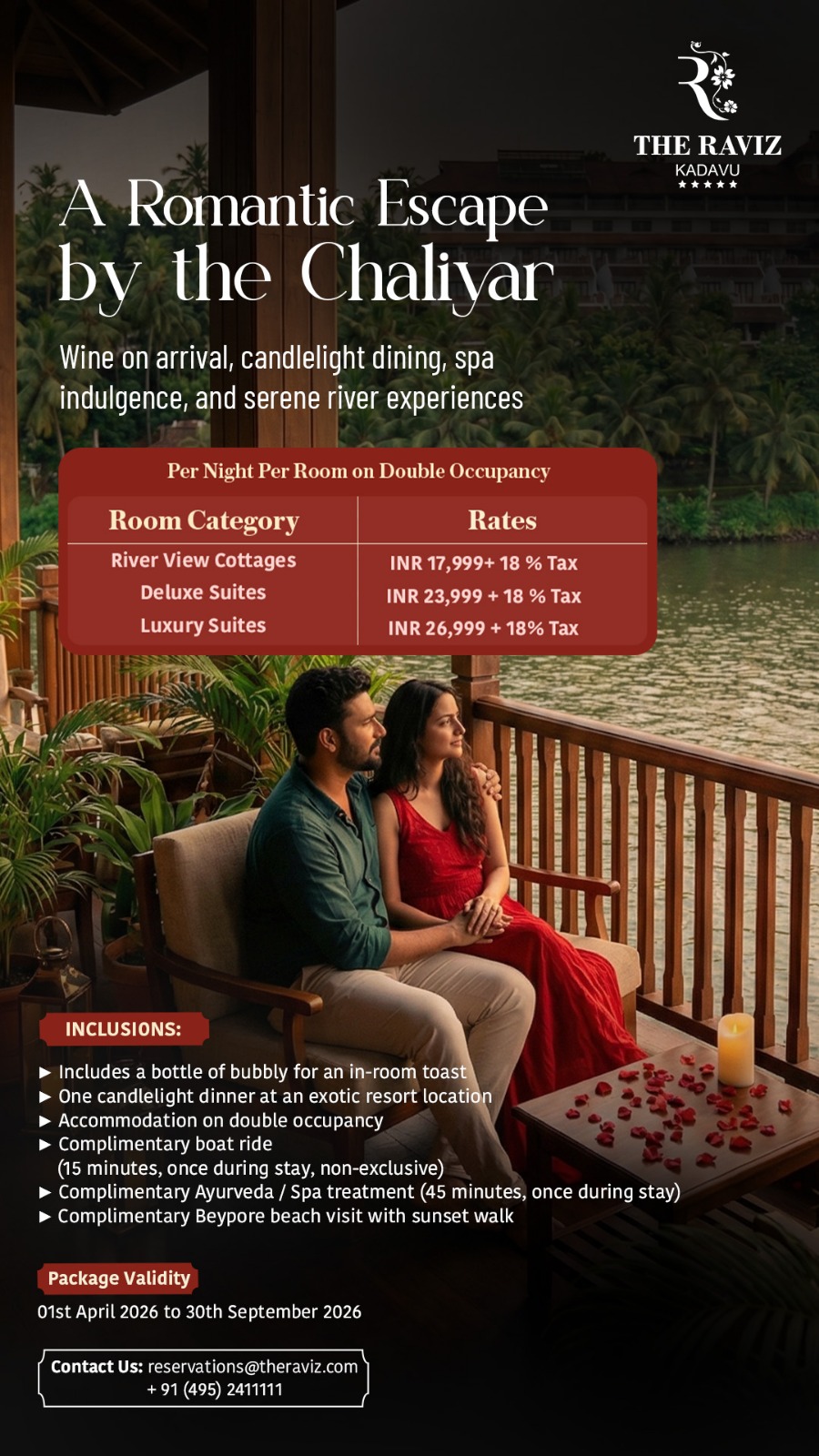 The Raviz Kadavu Facebook ad