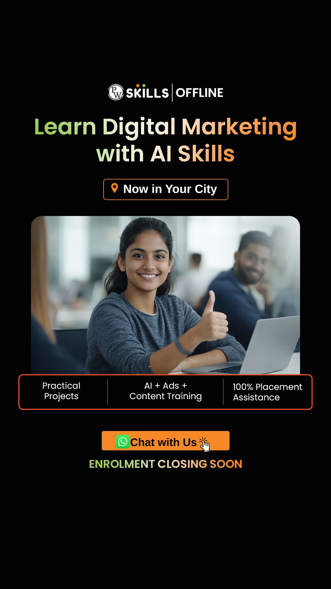 PW Skills Facebook ad