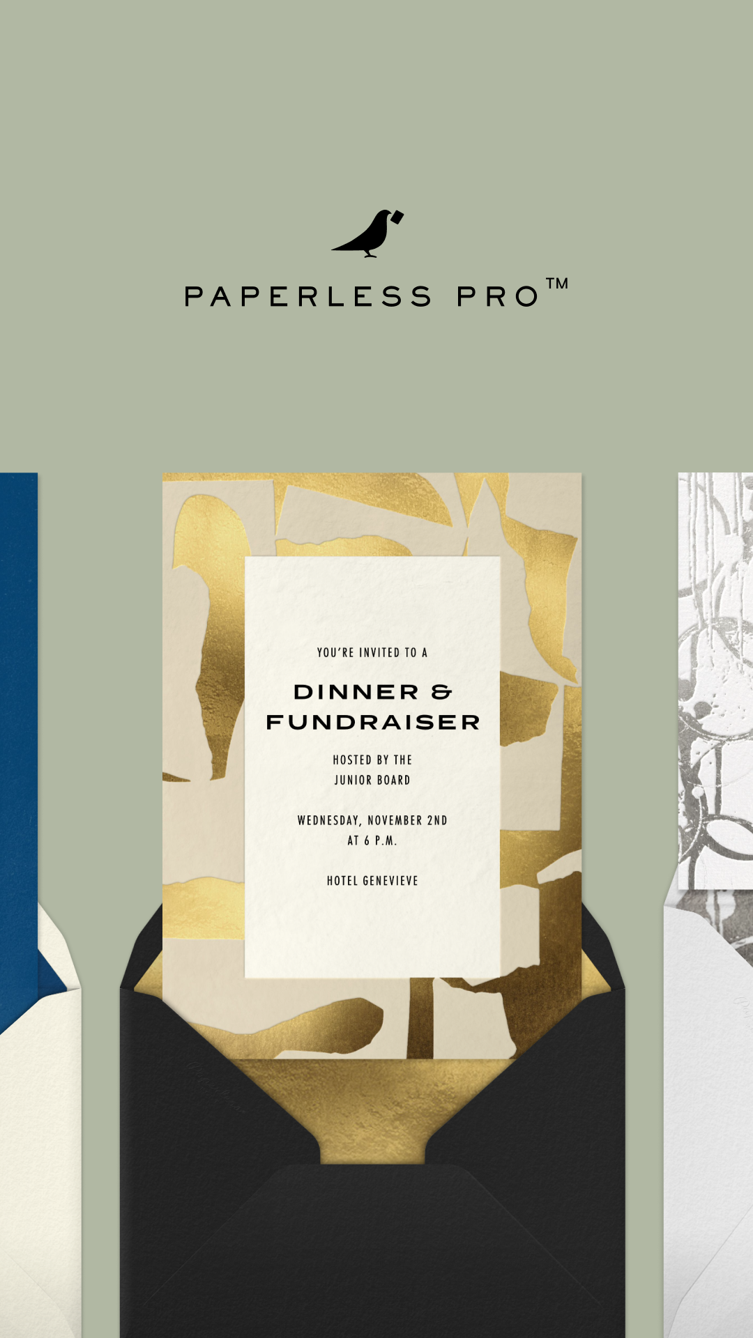 Paperless Post Facebook ad
