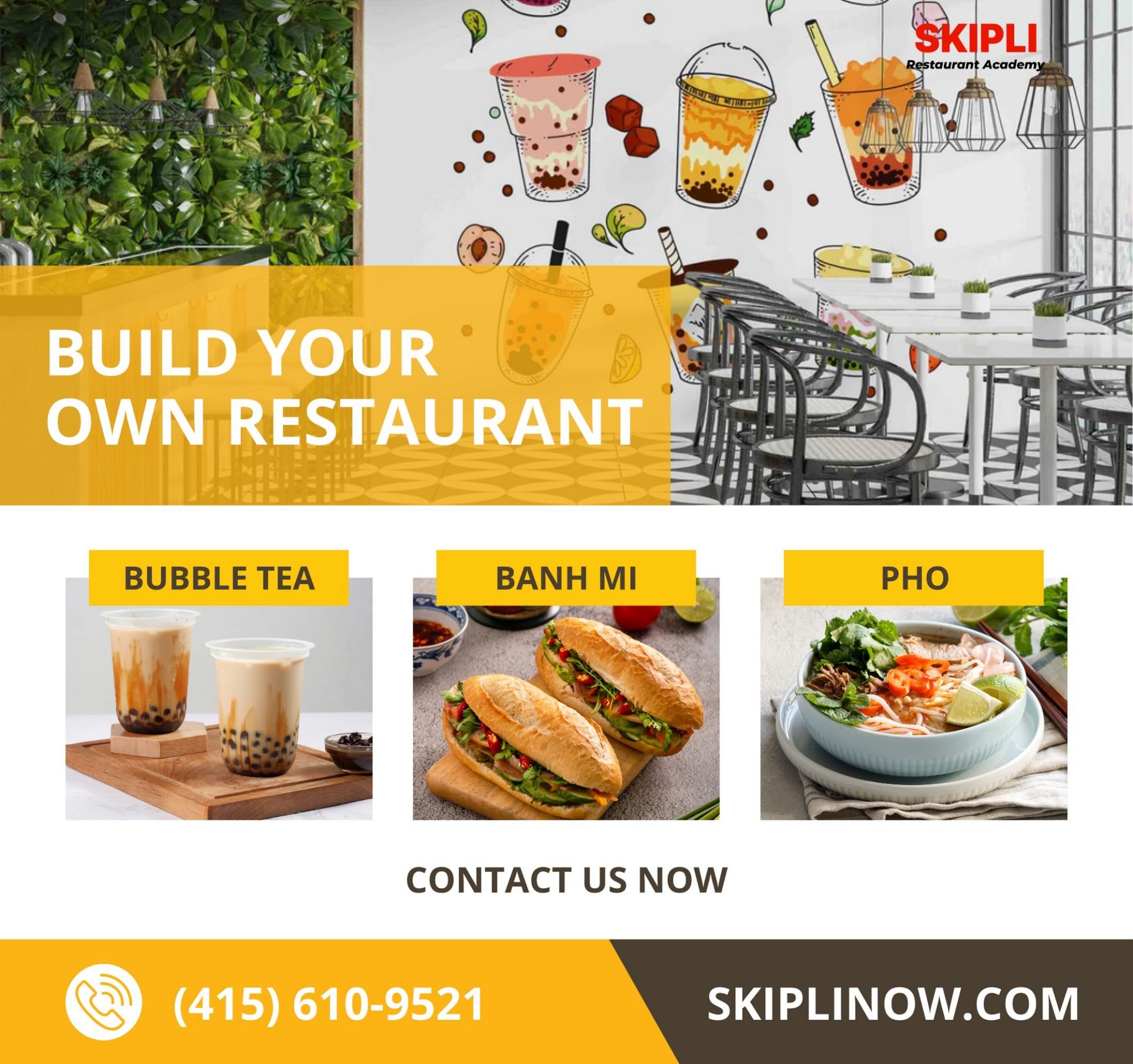 Skipli Restaurant Academy Facebook ad