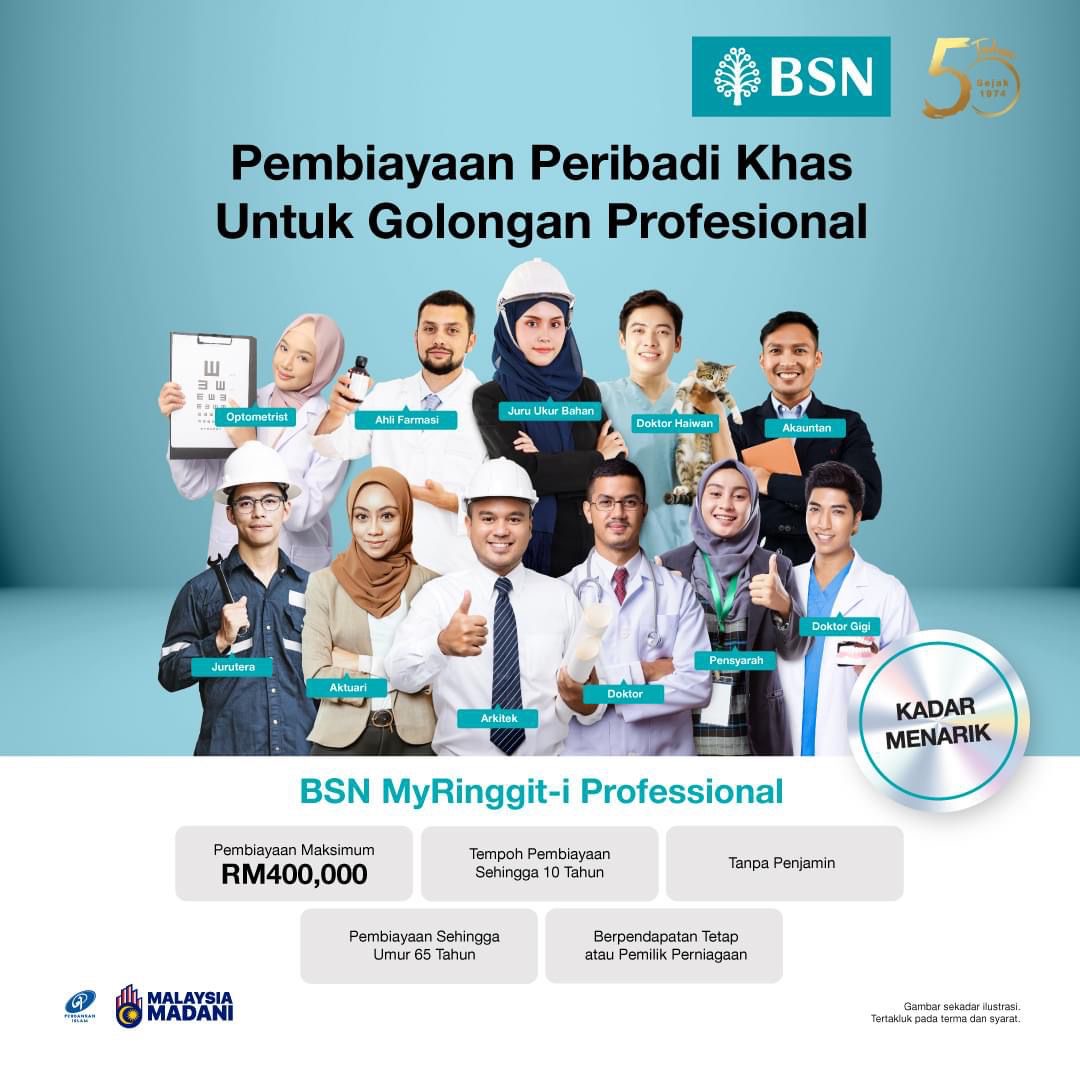 BSN Pembiayaan Peribadi Facebook ad: ๐๐๐๐๐๐๐ ๐๐๐๐๐๐๐๐๐๐ ๐๐๐๐๐๐๐๐ ๐๐๐