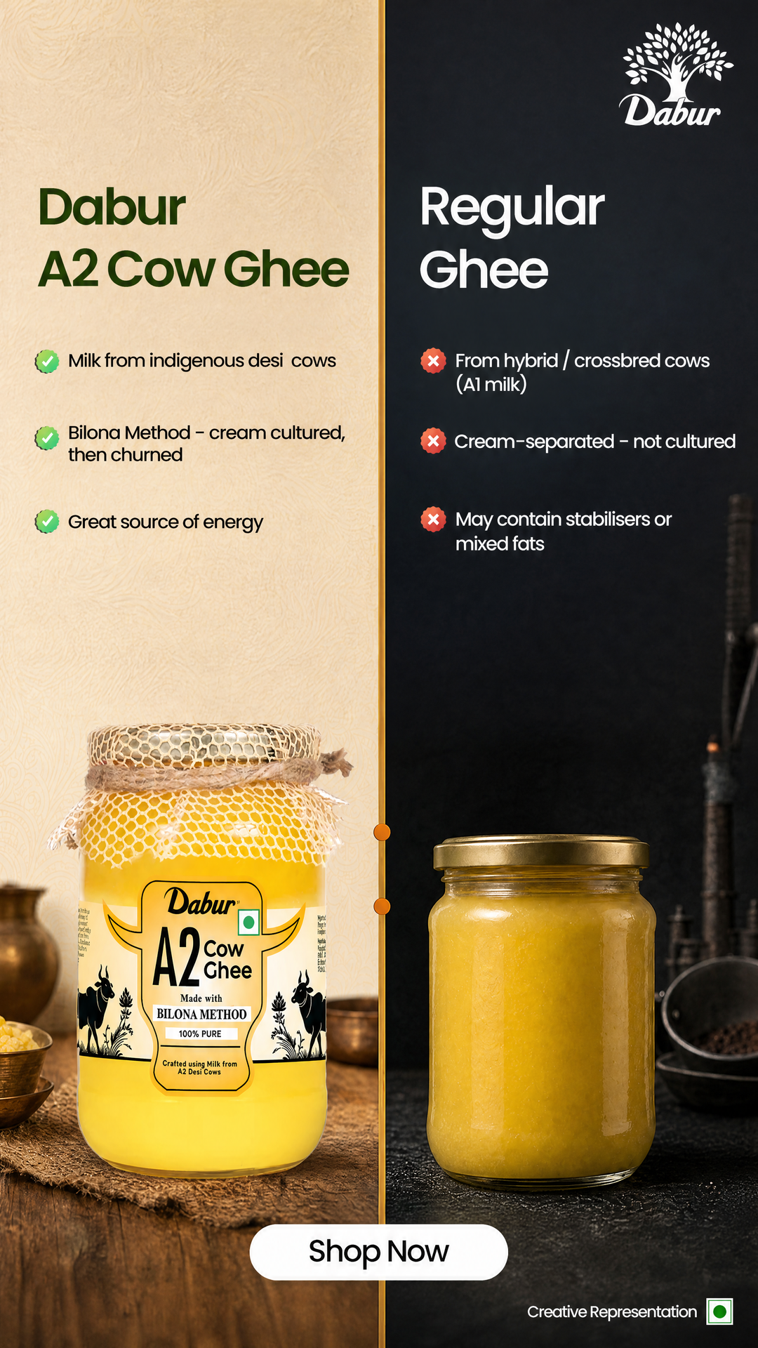 Dabur Shop Facebook ad