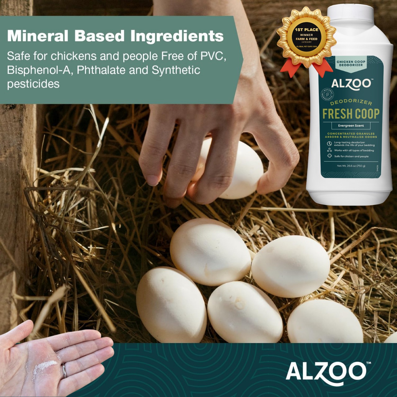 Alzoo Pet Products Facebook ad: ALZOO-VET.COM