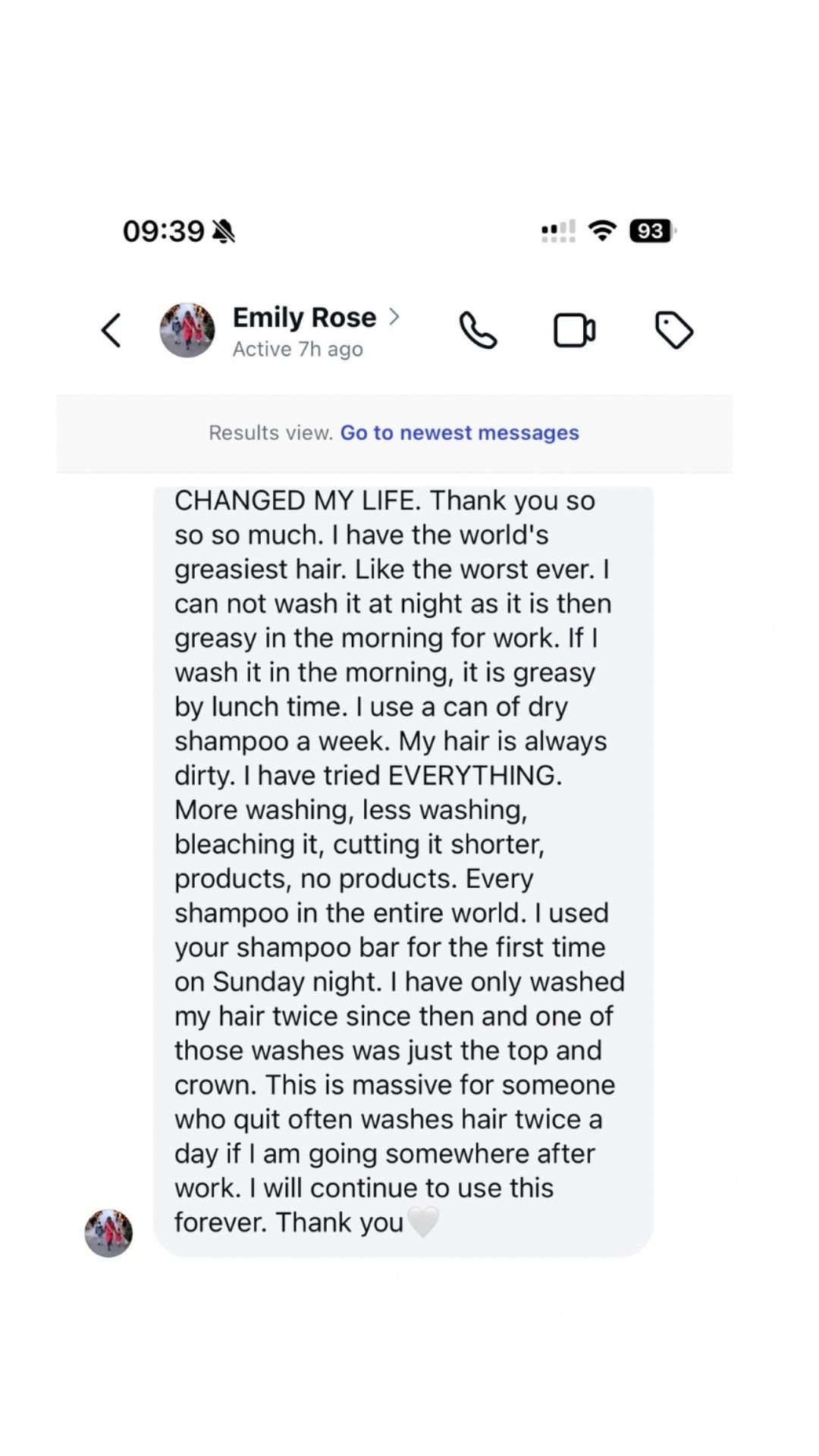 nope.hair Facebook ad