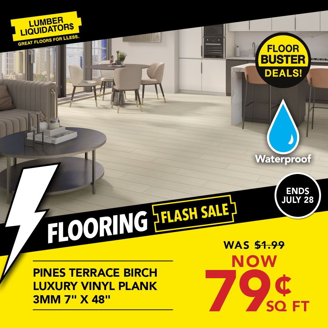 Lumber Liquidators Facebook ad: The easiest way to transform your home?