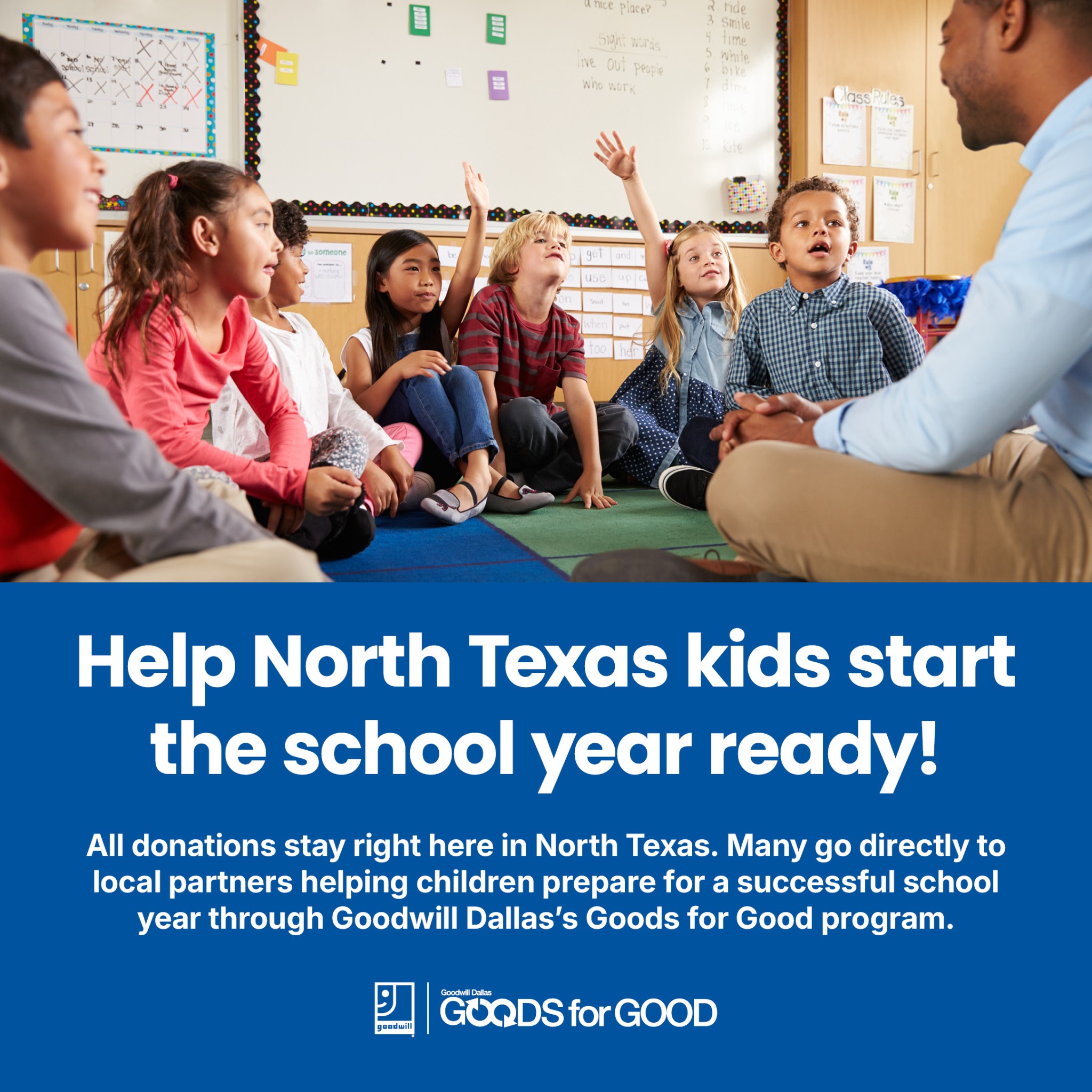 Goodwill Dallas Facebook ad