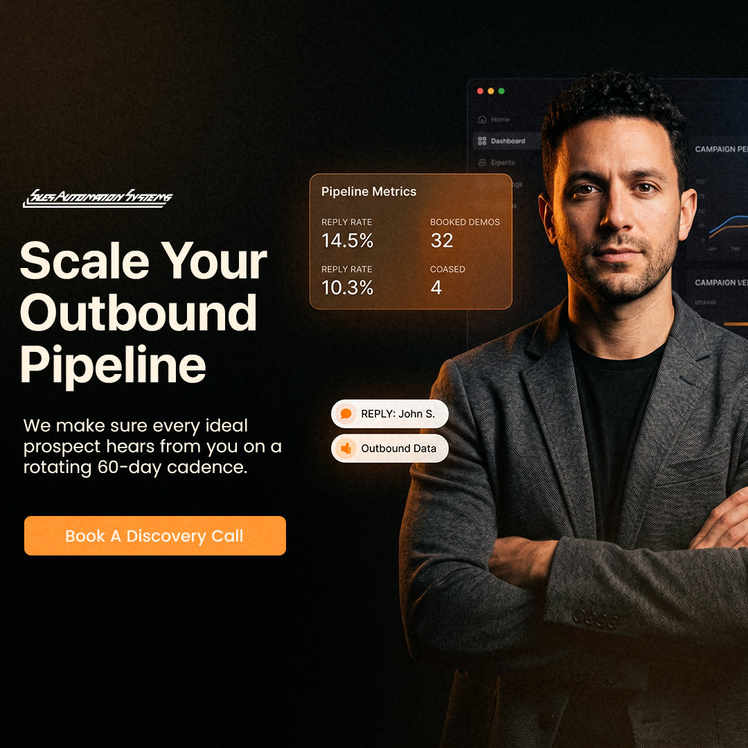 Taylor Haren. Founder of Sales Automation Systems Facebook ad: Turn Cold Email Into Predictable Pipeline