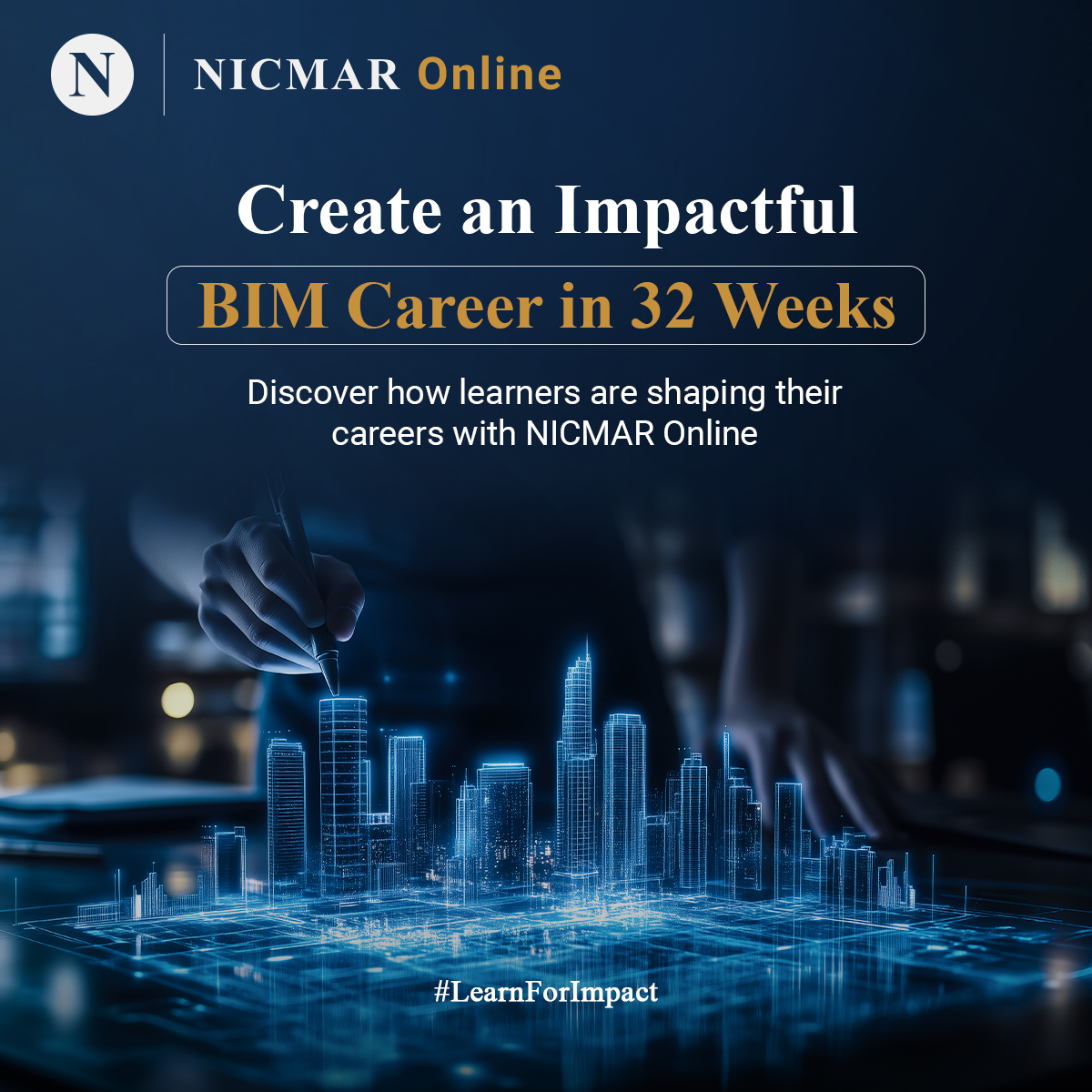 Nicmar Online Facebook ad: Real stories. Real progress.