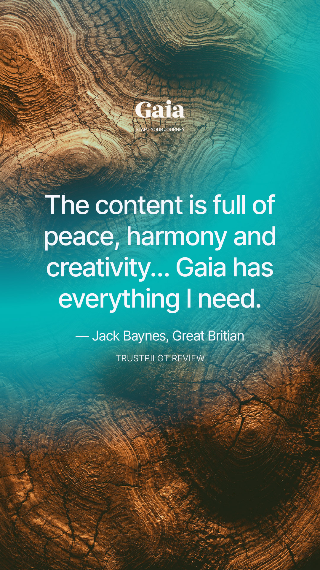 Gaia Facebook ad