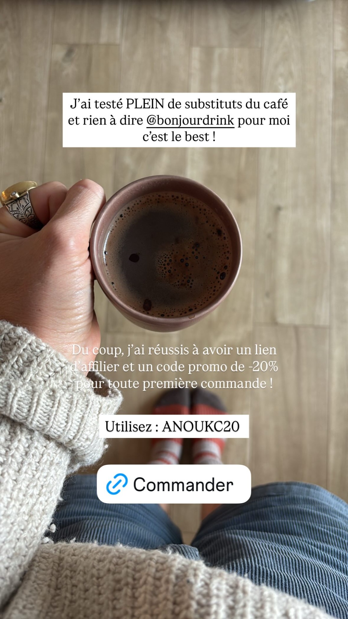 Bonjour Facebook ad