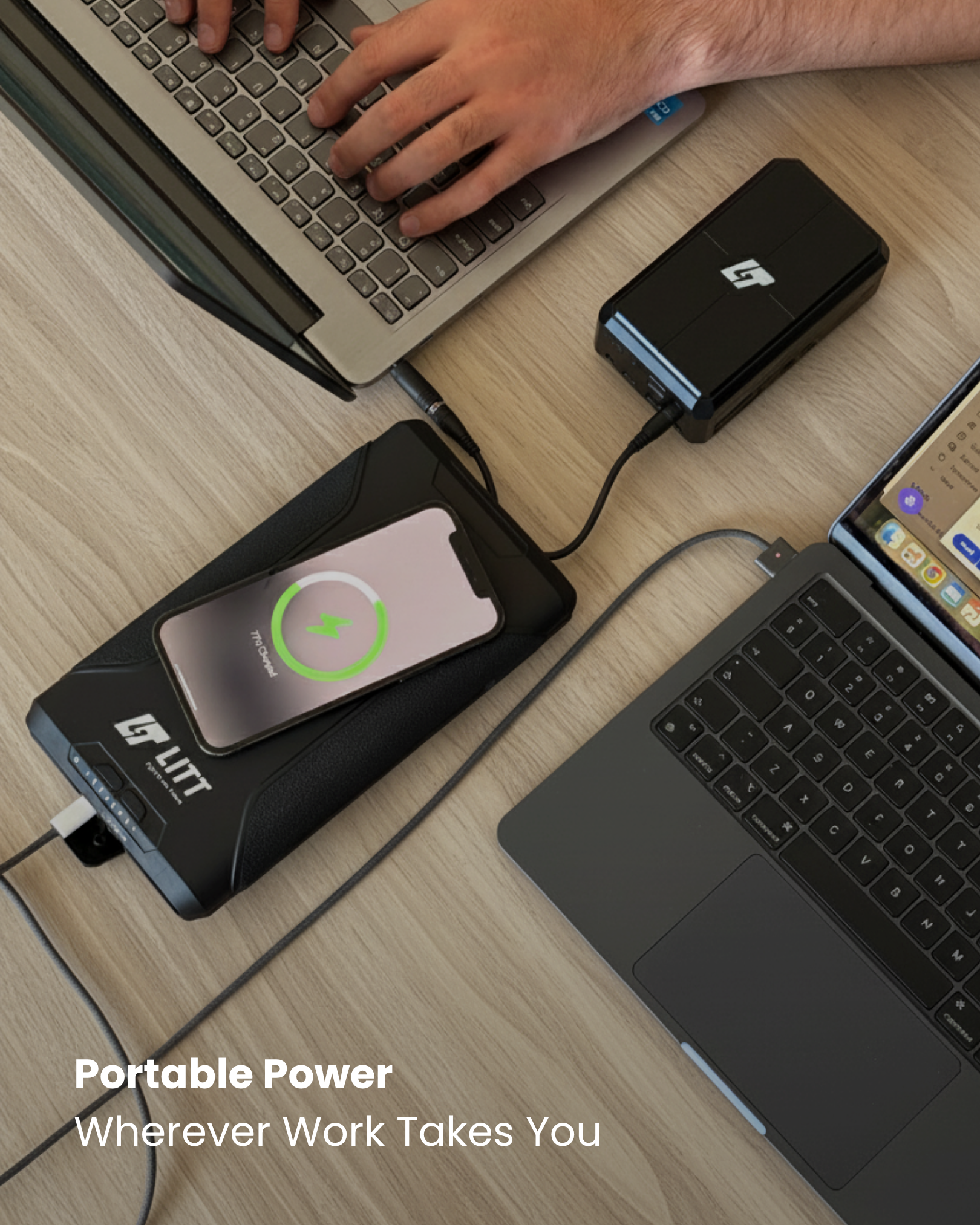 LITT Technologies Facebook ad: Work Anywhere, Without Limits