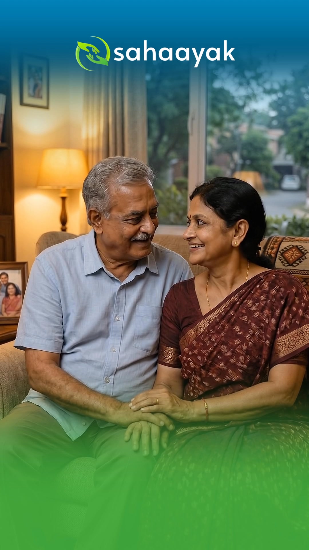 Sahaayak Inc Facebook ad: Worried About Parents Back Home? We Get It!