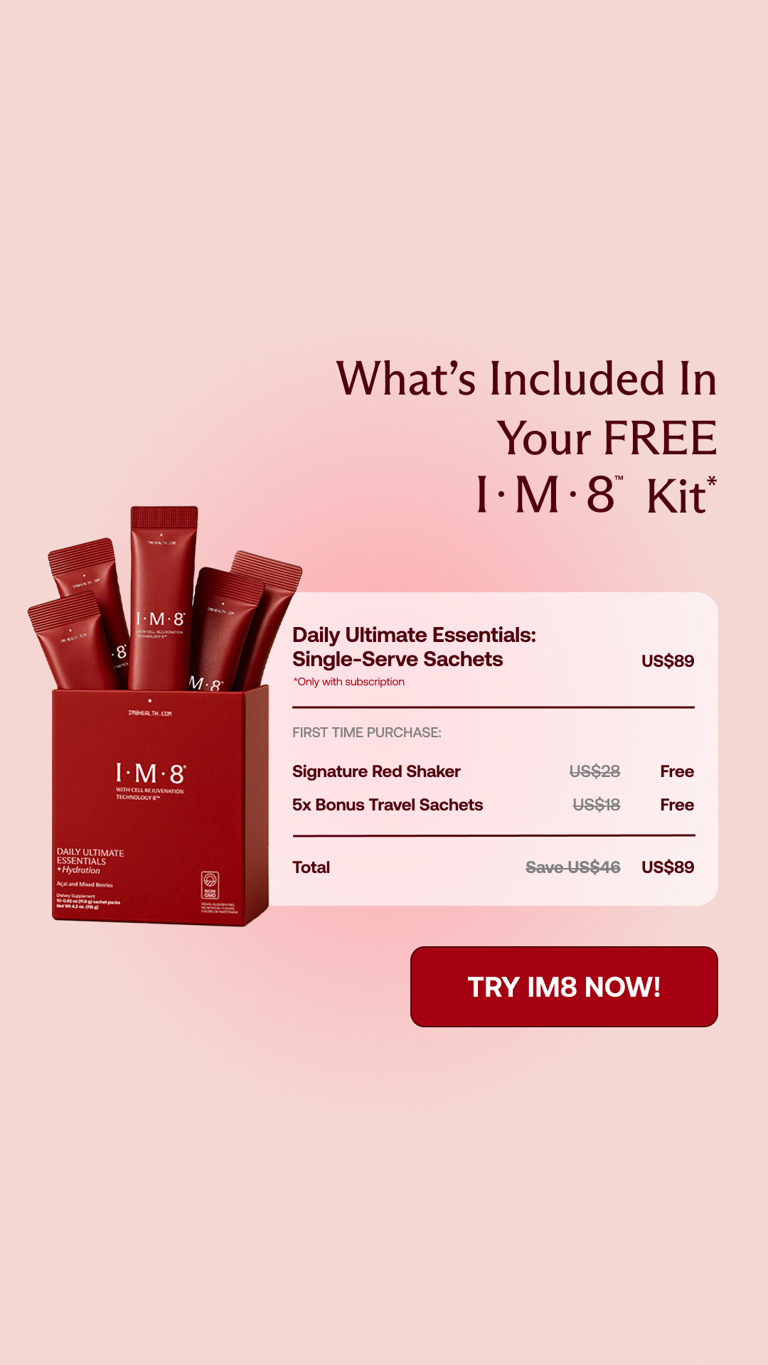 IM8 Health Facebook ad