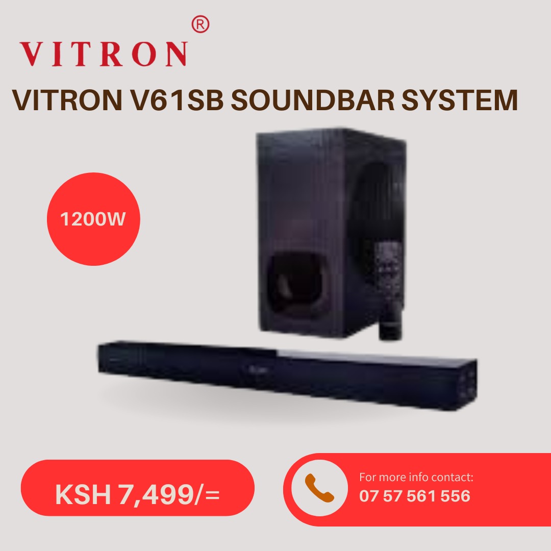 Vitron Kenya Facebook ad: VITRON,NOBEL SUB-WOOFERS and SOUNDBARS.FLASH SALES