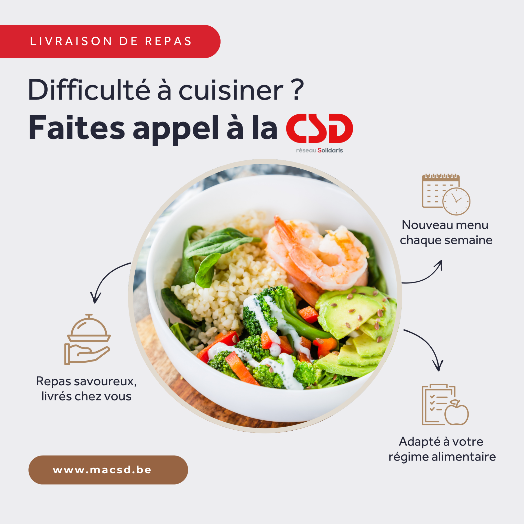 CSD Charleroi, Centre et Soignies Facebook ad