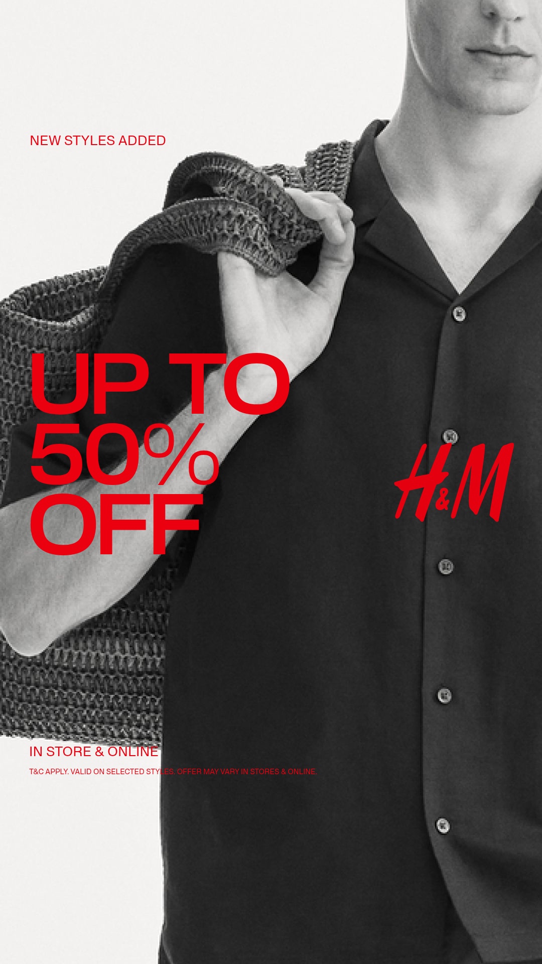 H&M Facebook ad
