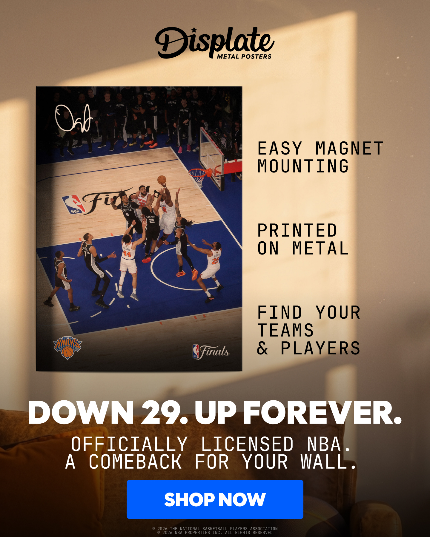 Displate Facebook ad