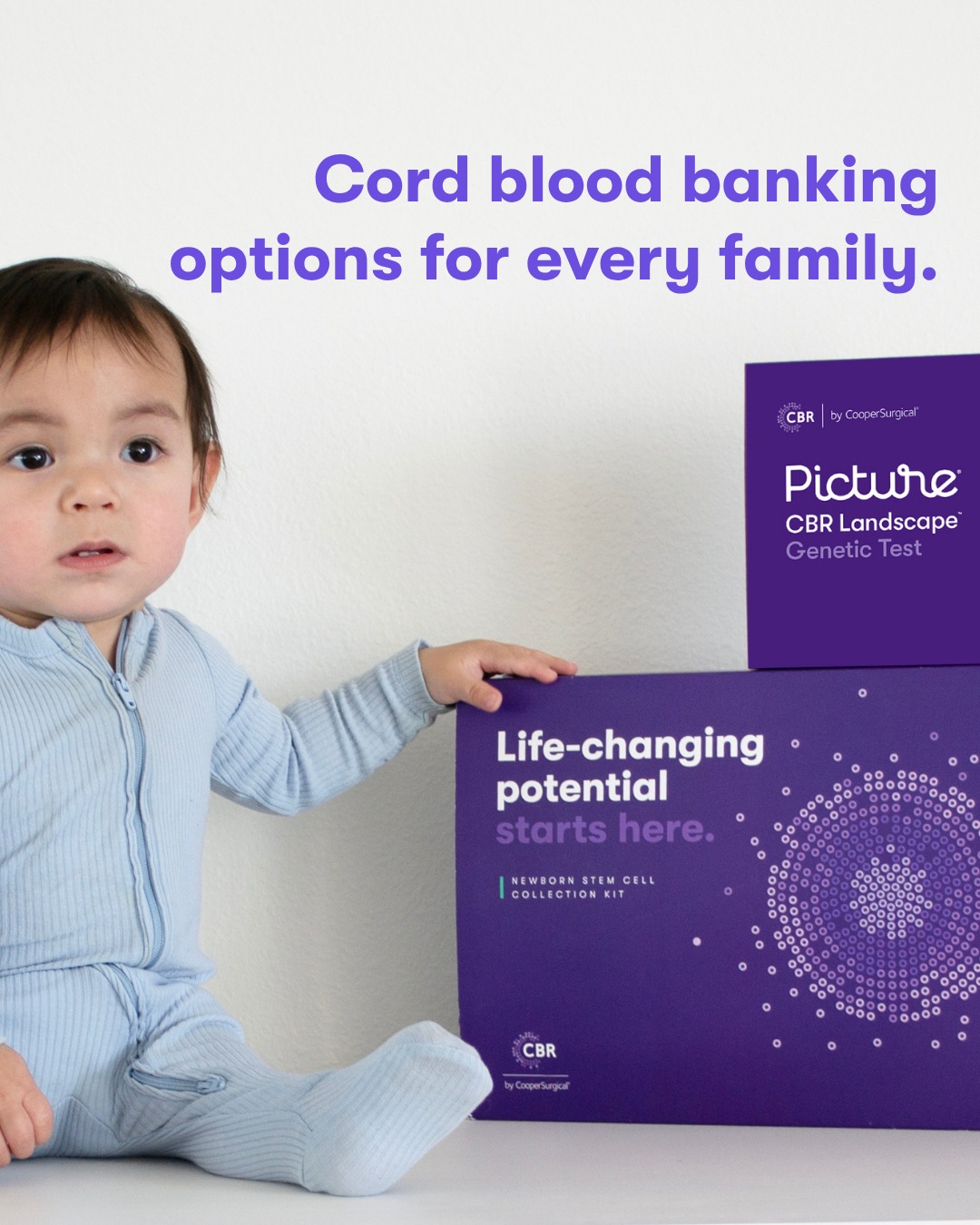 Cord Blood Registry Facebook ad