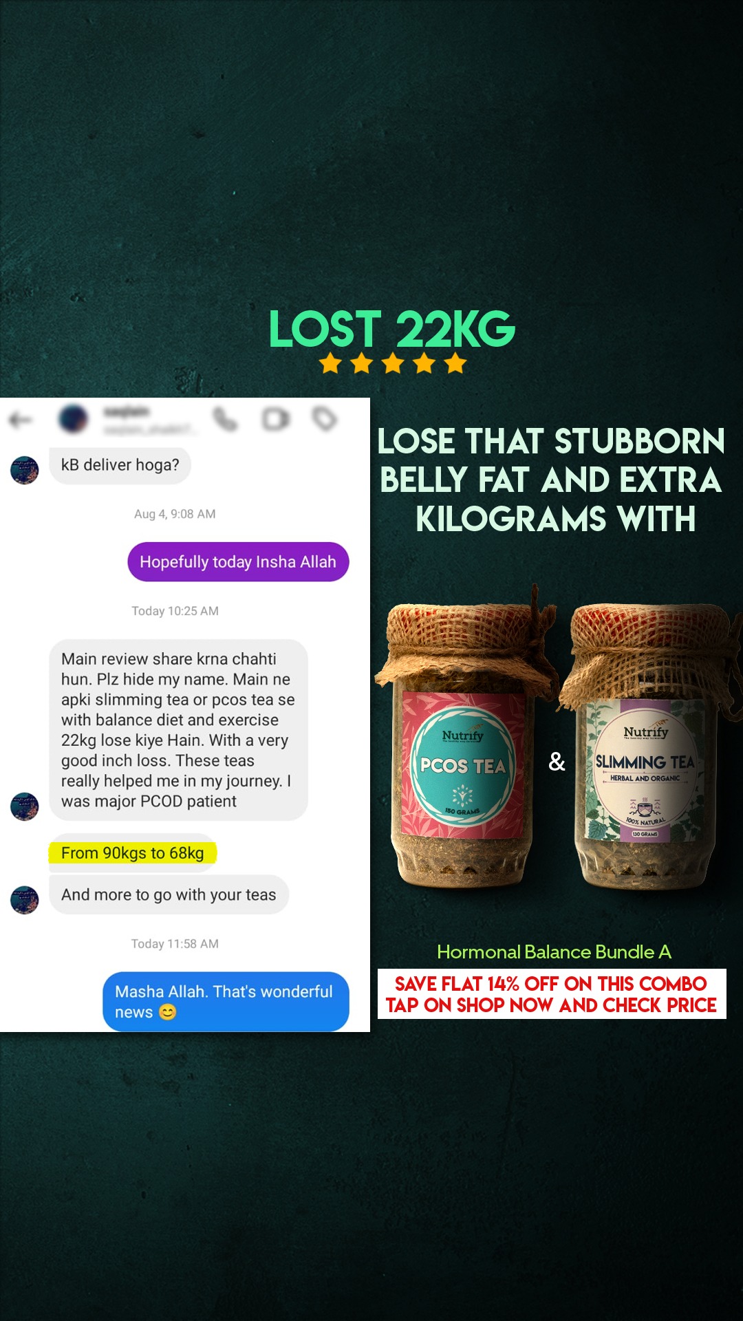 Nutrify Facebook ad