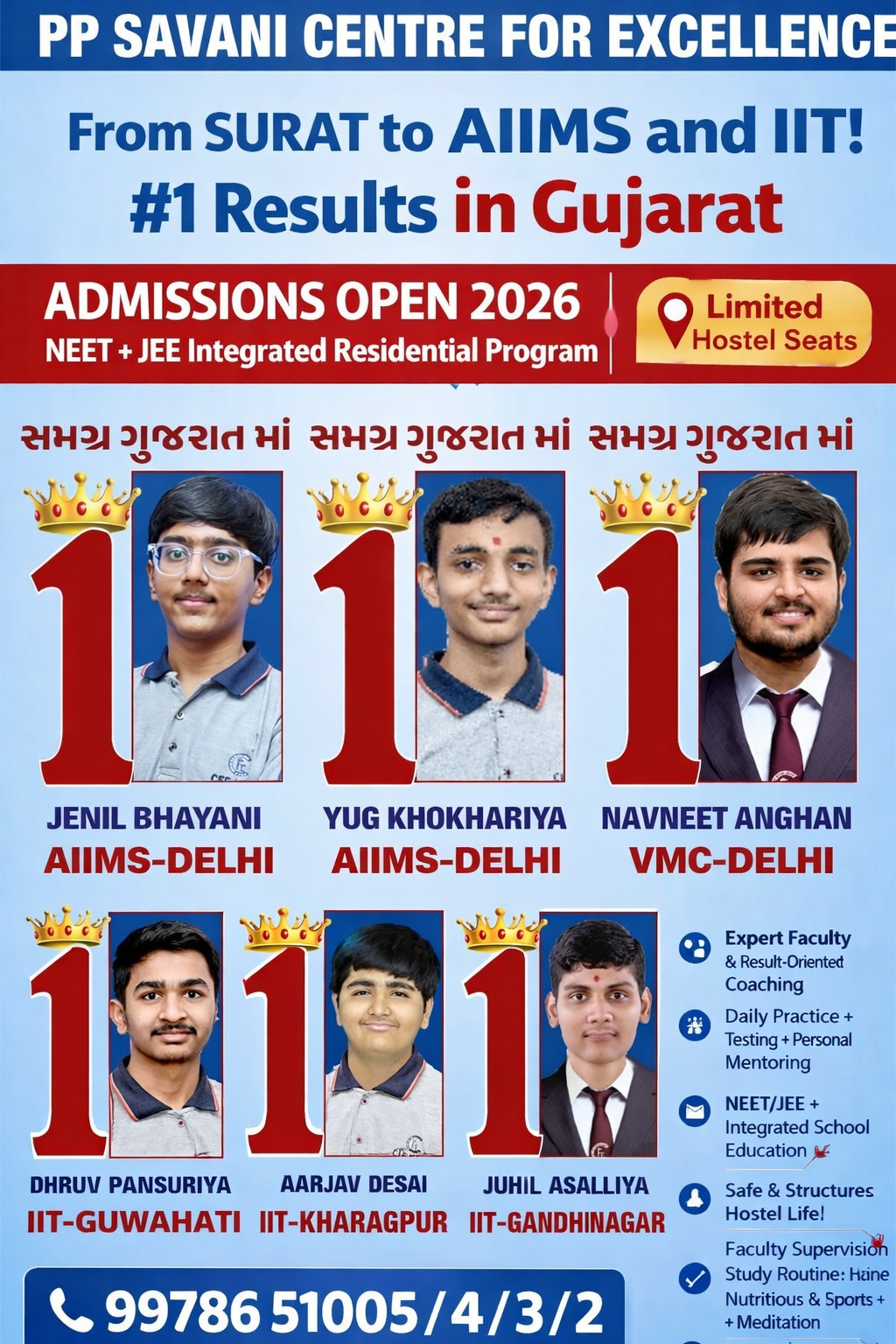 P P Savani Centre For Excellence Facebook ad: PP Savani Admission 2026-27 Open! Gujarat’s Top…